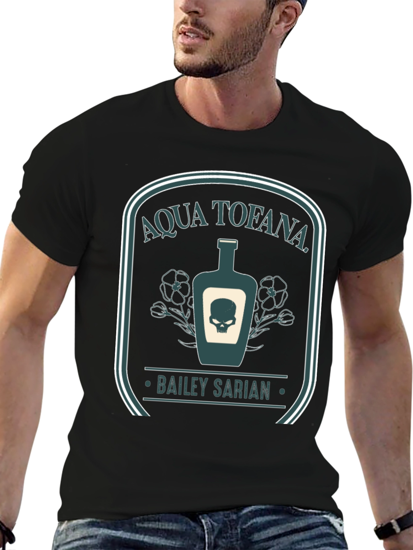 Aqua Tofana Bailey Sarian Graphic Tee