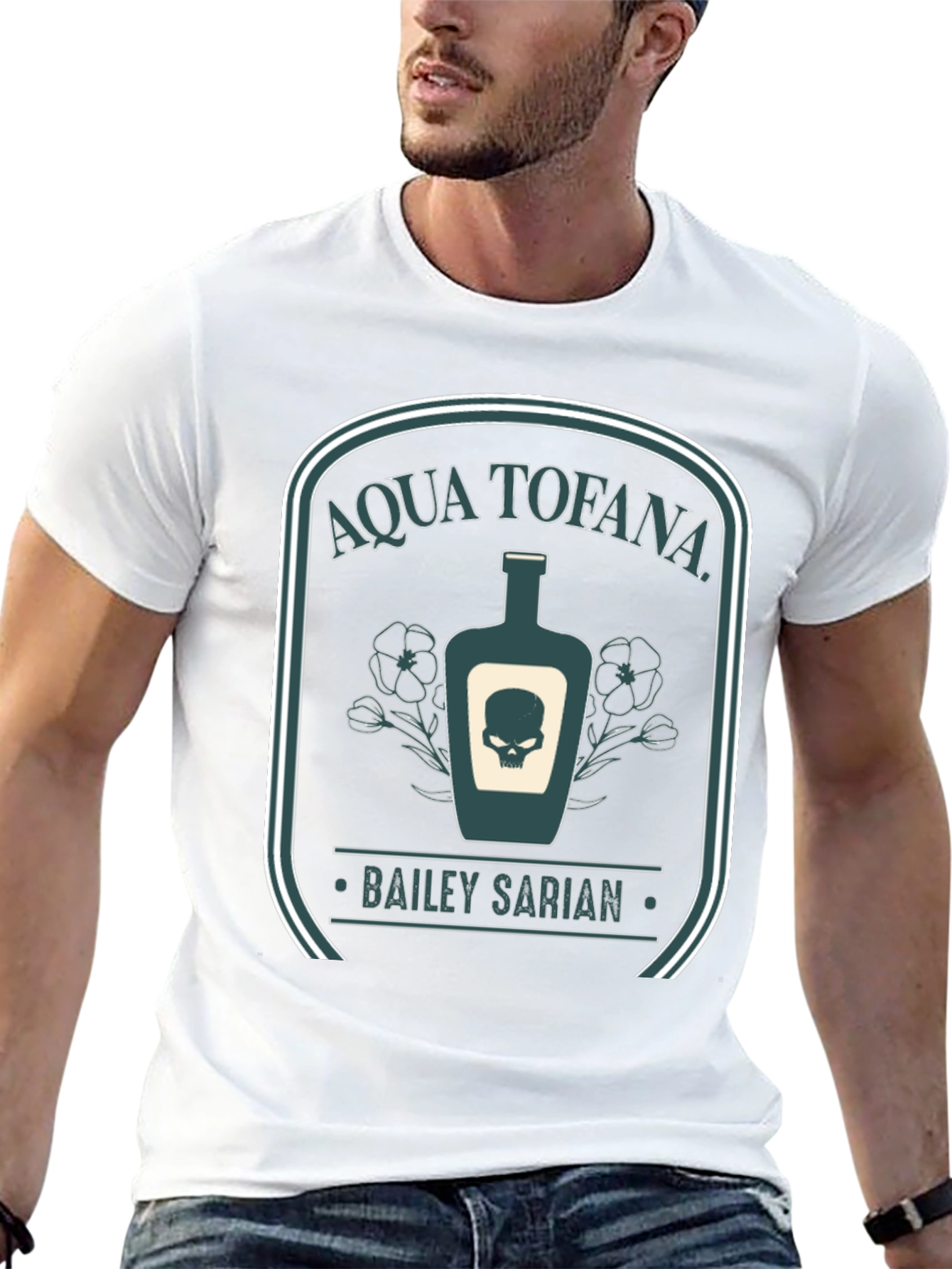Aqua Tofana Bailey Sarian Graphic Tee