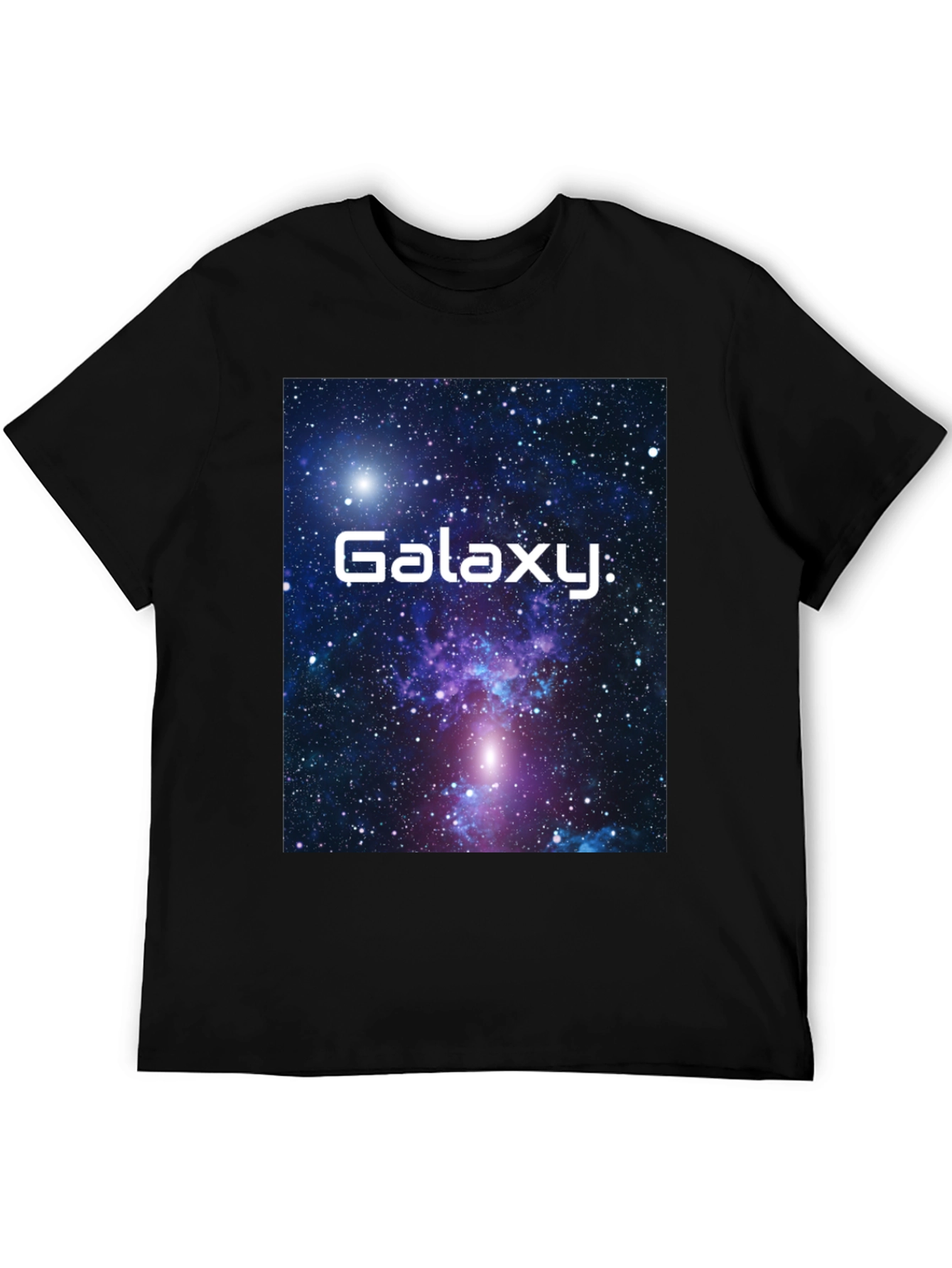 Galaxy Graphic T-Shirt - Black Cotton Tee