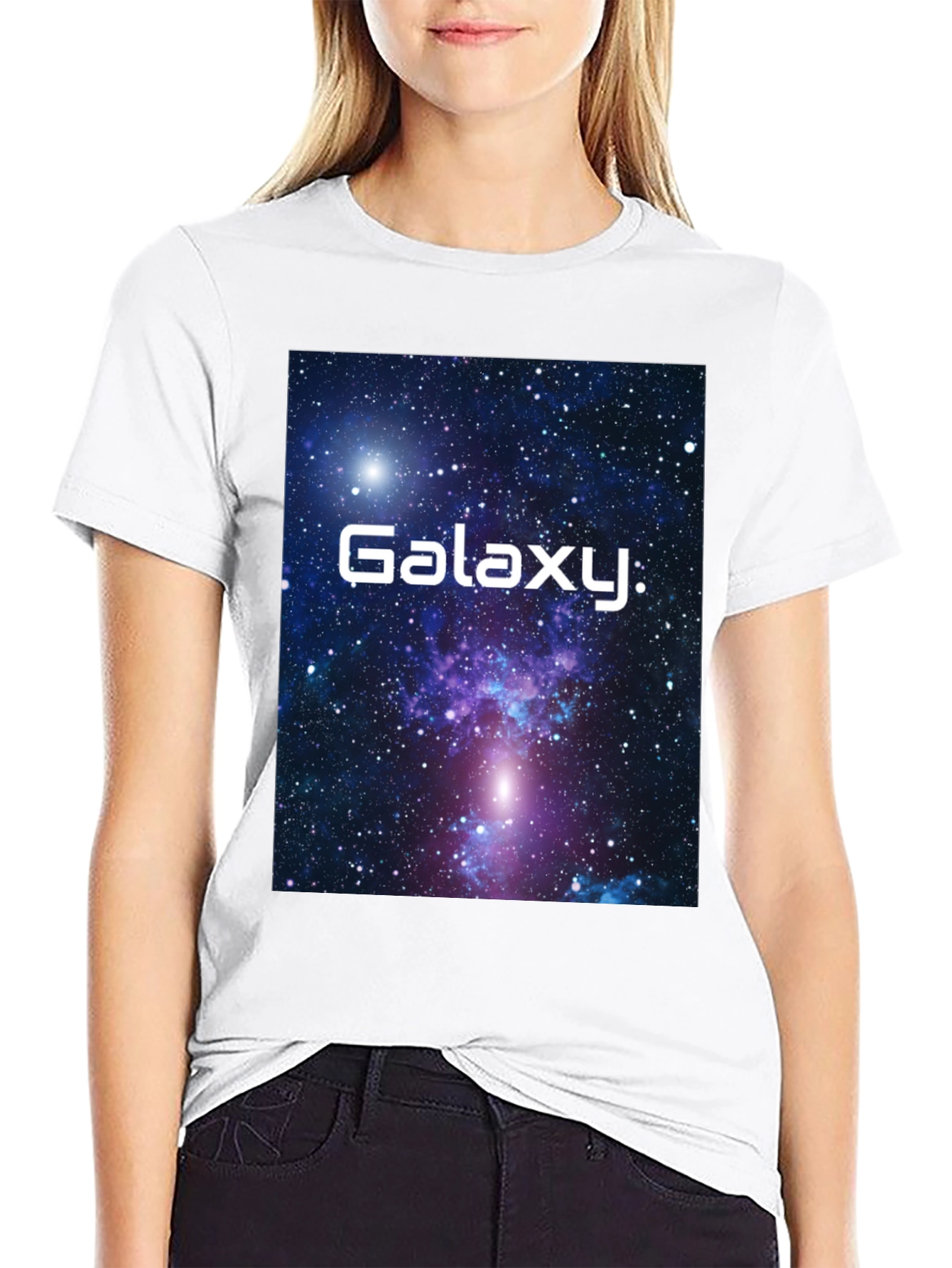 Galaxy Graphic T-Shirt - Black Cotton Tee