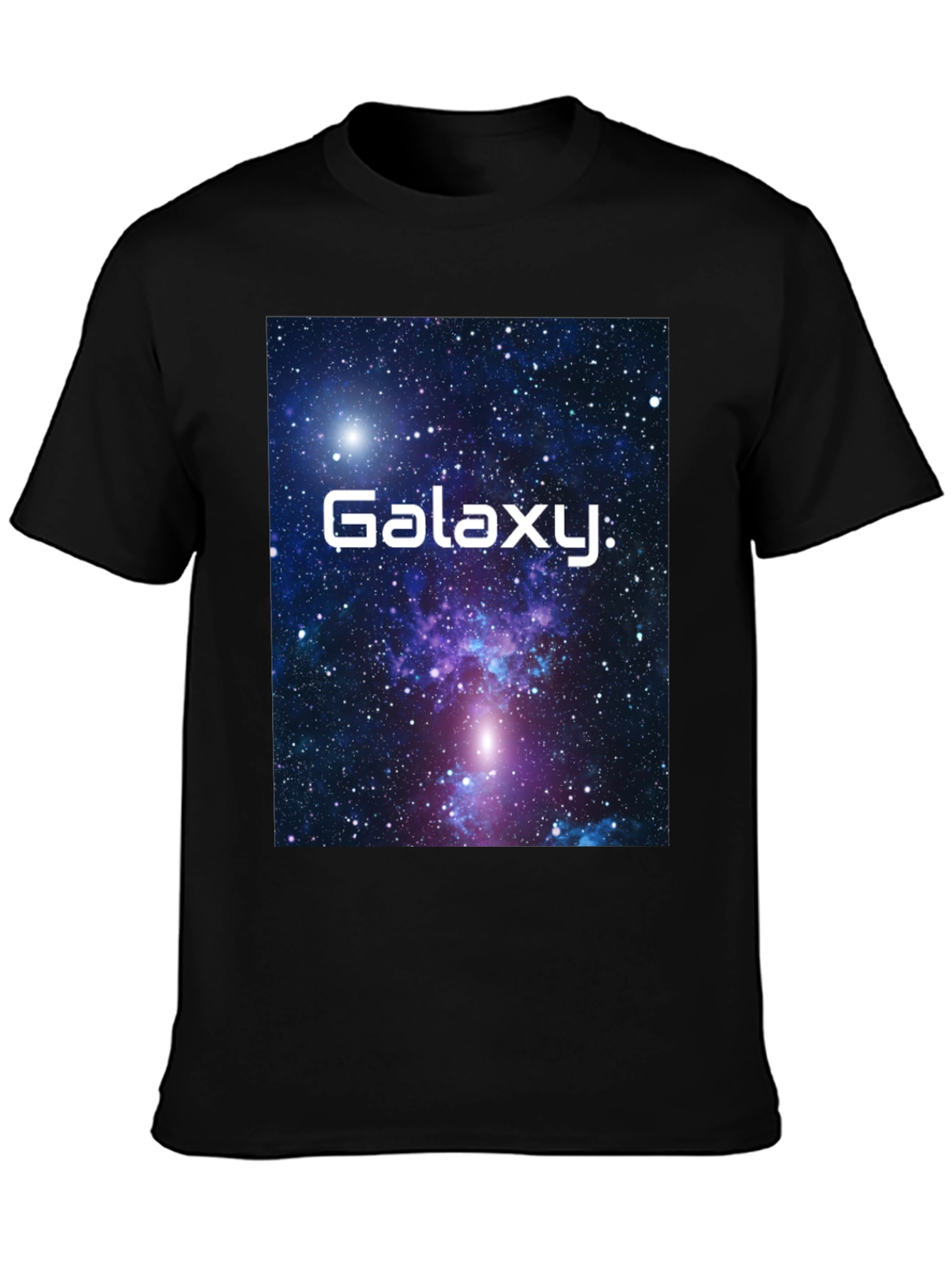 Galaxy Graphic T-Shirt - Black Cotton Tee