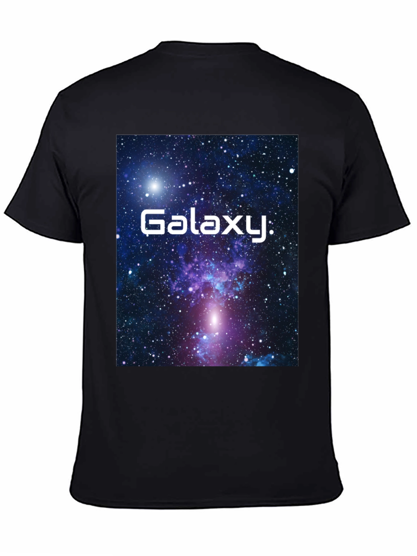 Galaxy Graphic T-Shirt - Black Cotton Tee
