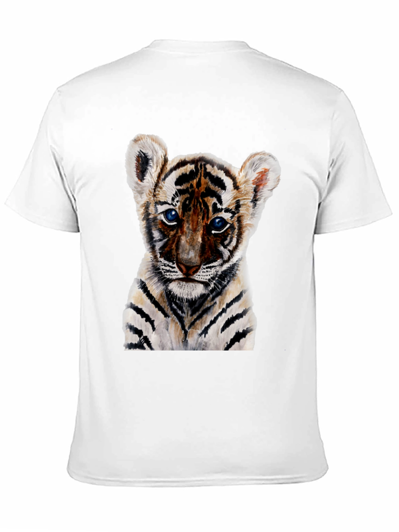 Cute Tiger Cub Graphic T-Shirt