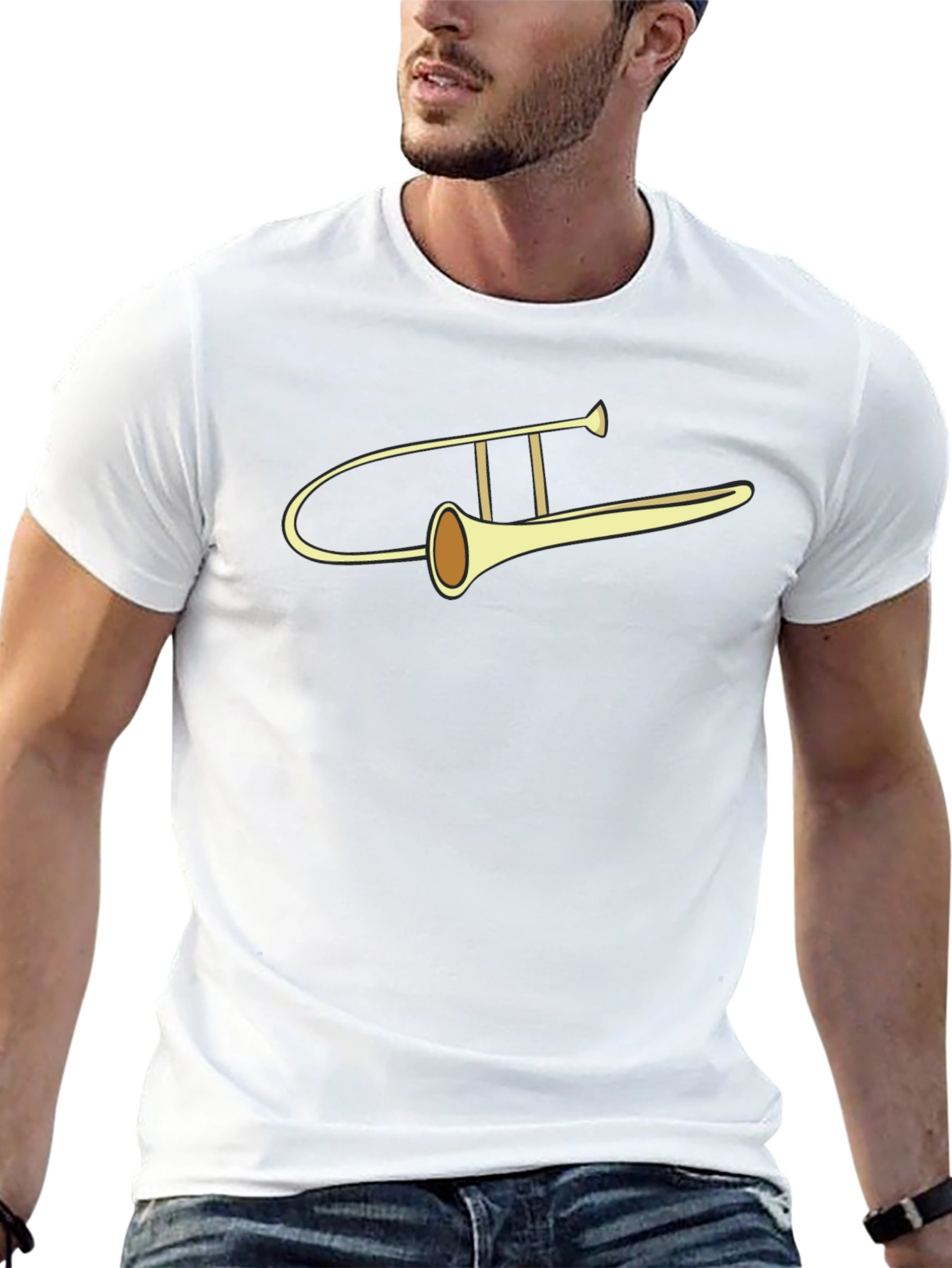 Trombone Graphic Tee - Musicians Apparel