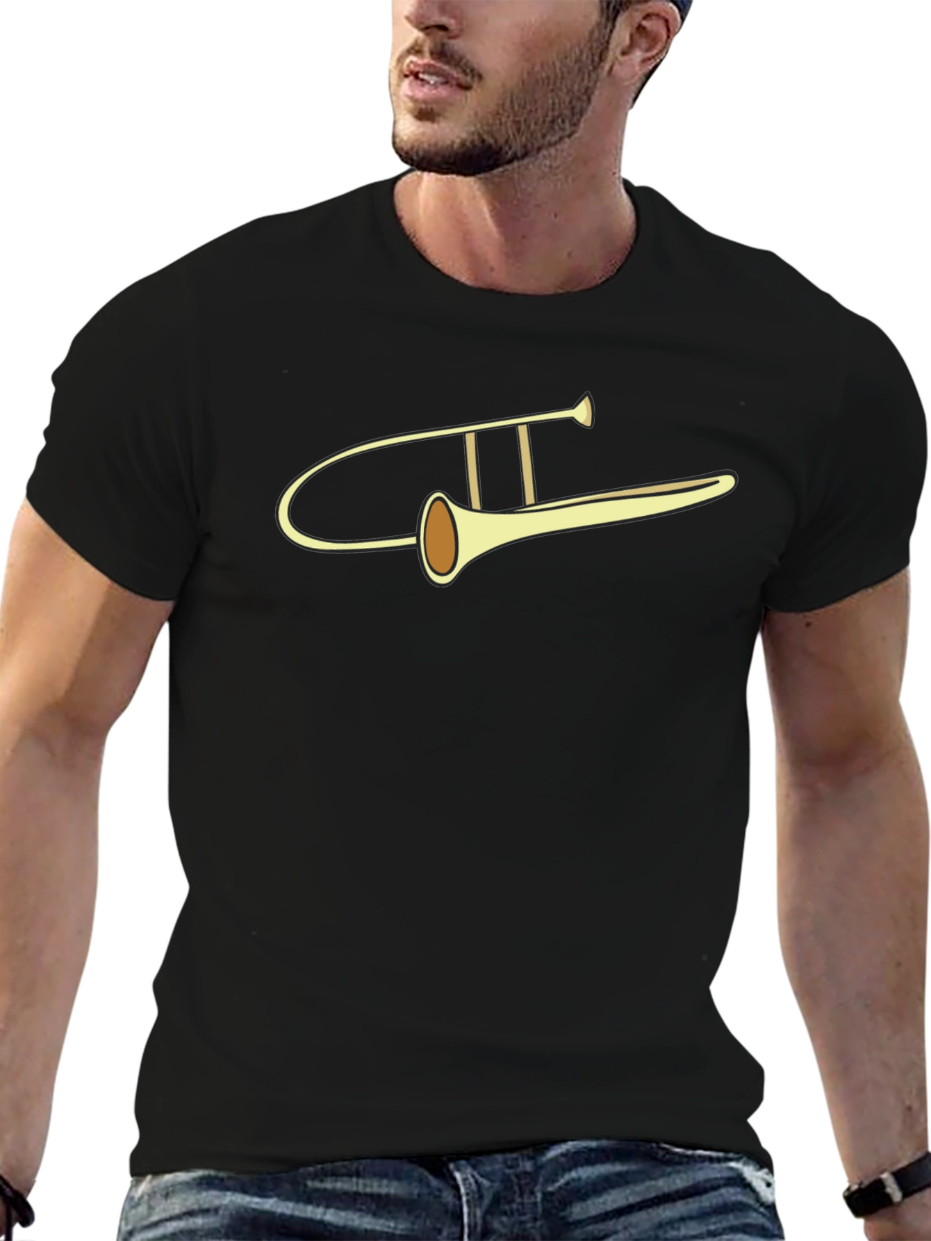 Trombone Graphic Tee - Musicians Apparel