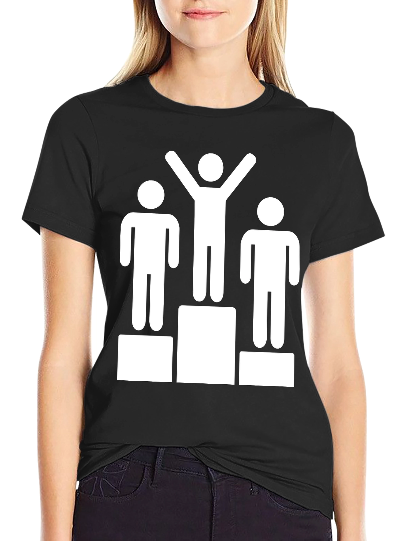 Winners Podium Graphic Tee - Celebrate Victory!