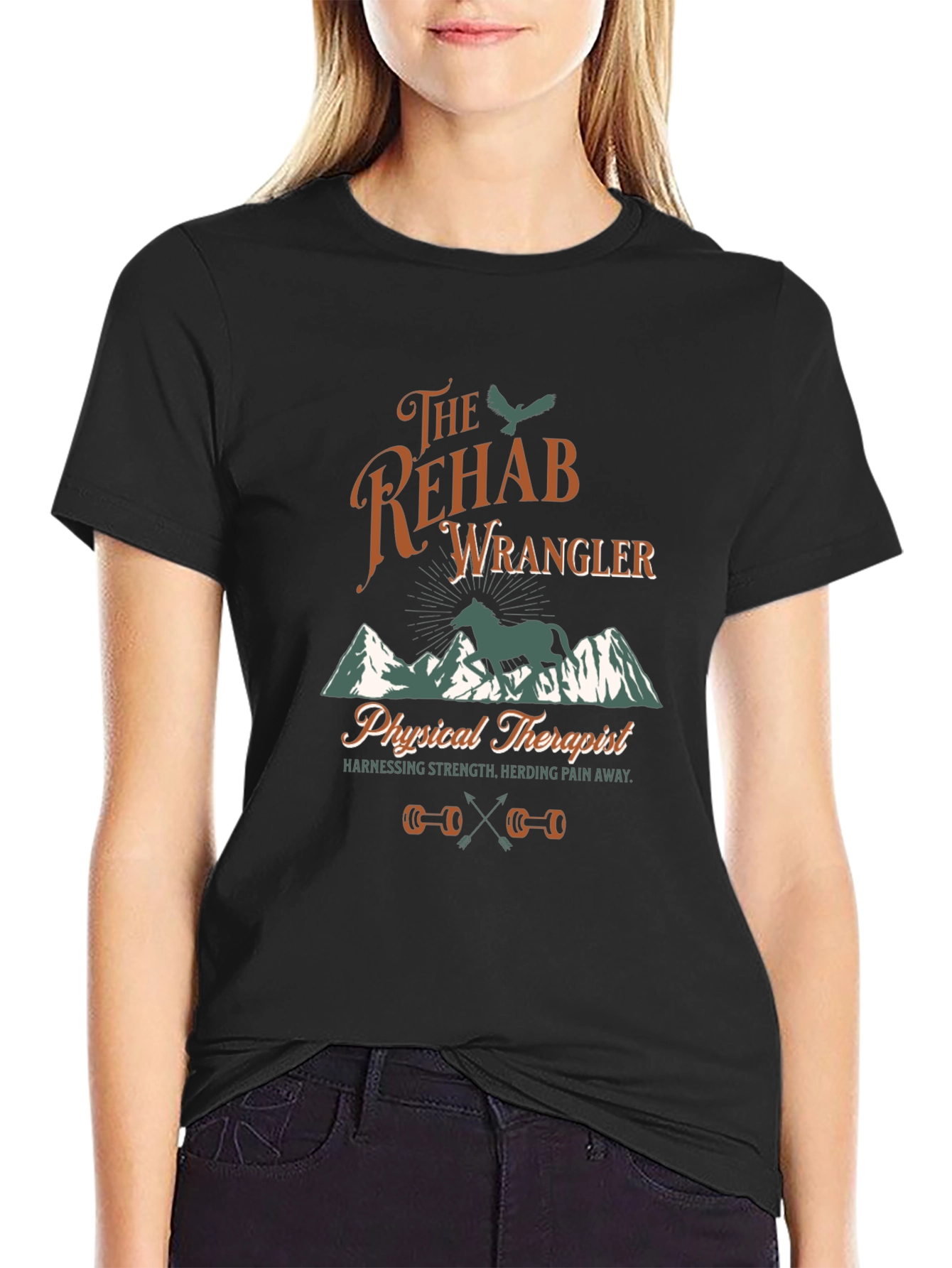 Rehab Wrangler Physical Therapist Graphic Tee