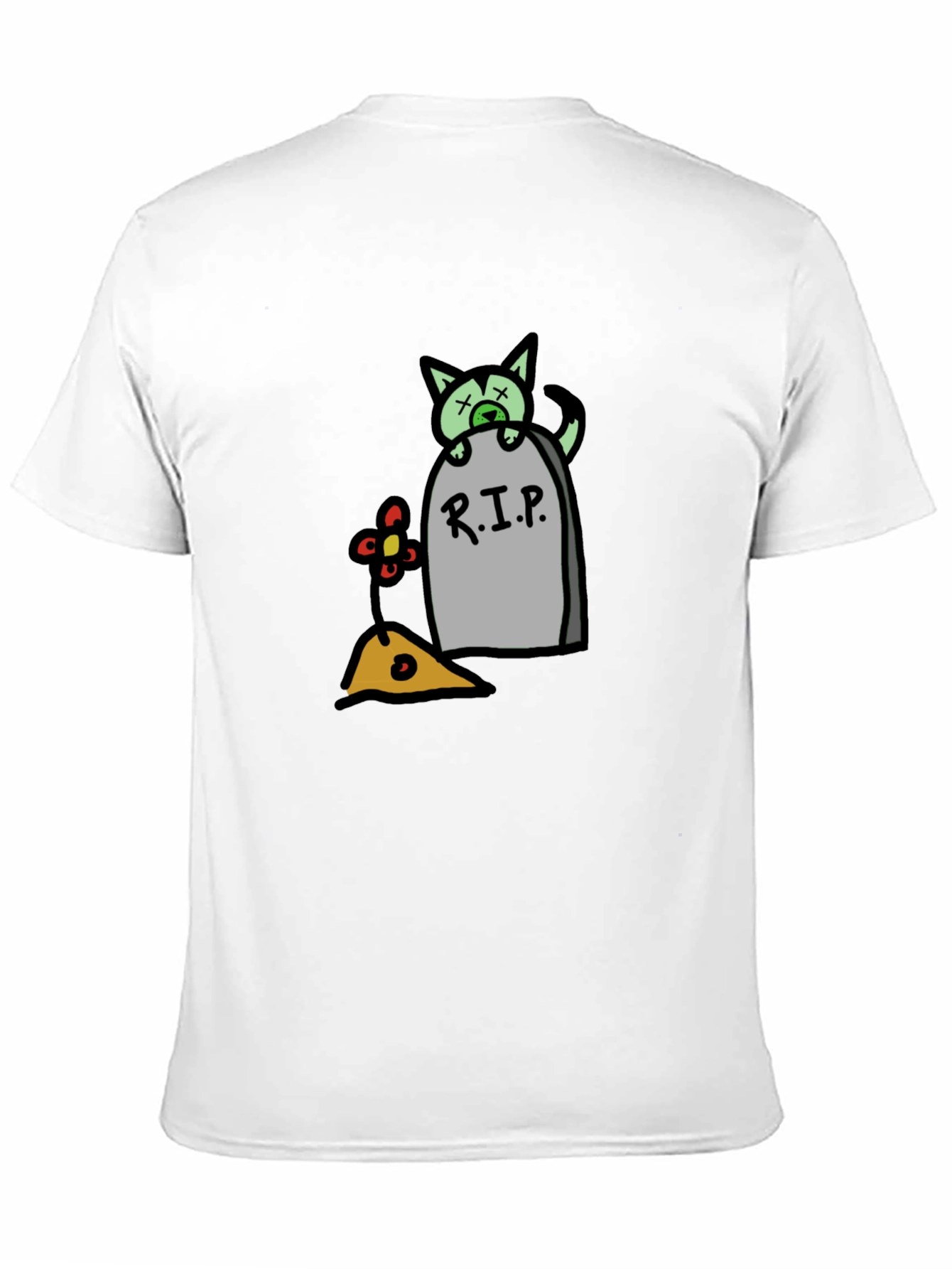 RIP Cat Tombstone T-Shirt