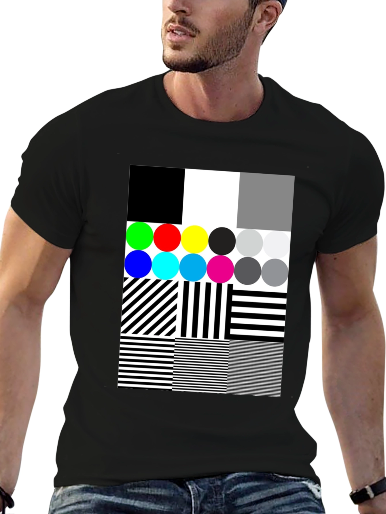 Abstract Pattern Graphic Print T-Shirt