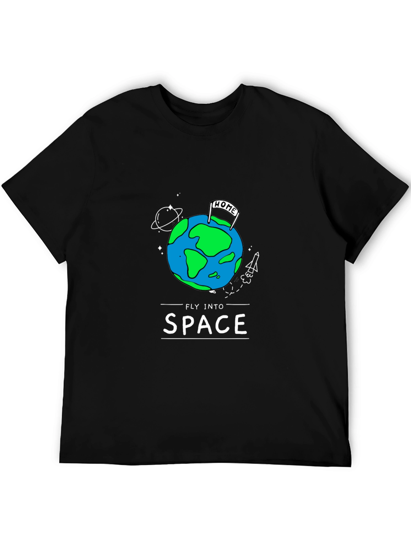 Fly Into Space Graphic T-Shirt