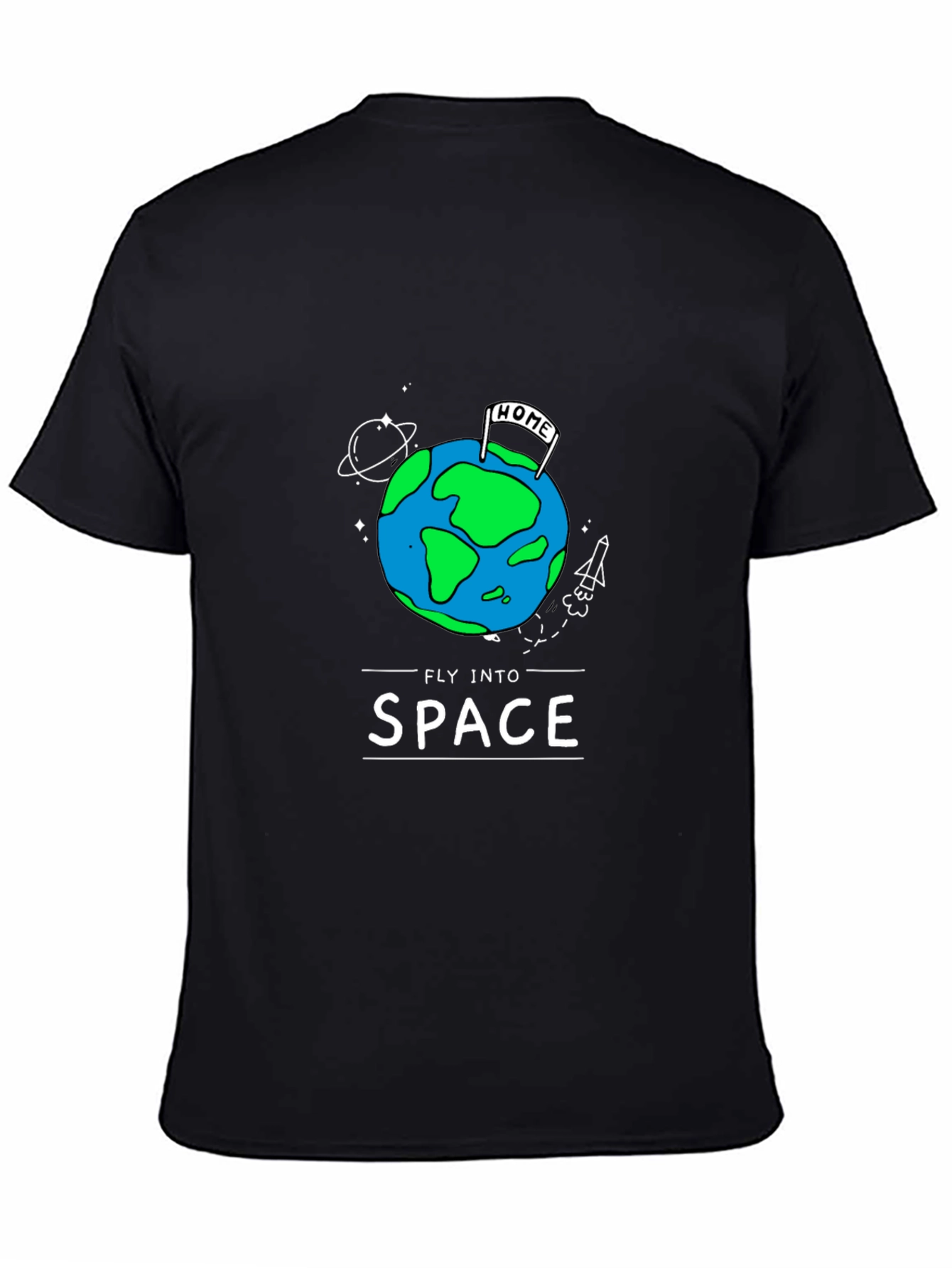 Fly Into Space Graphic T-Shirt