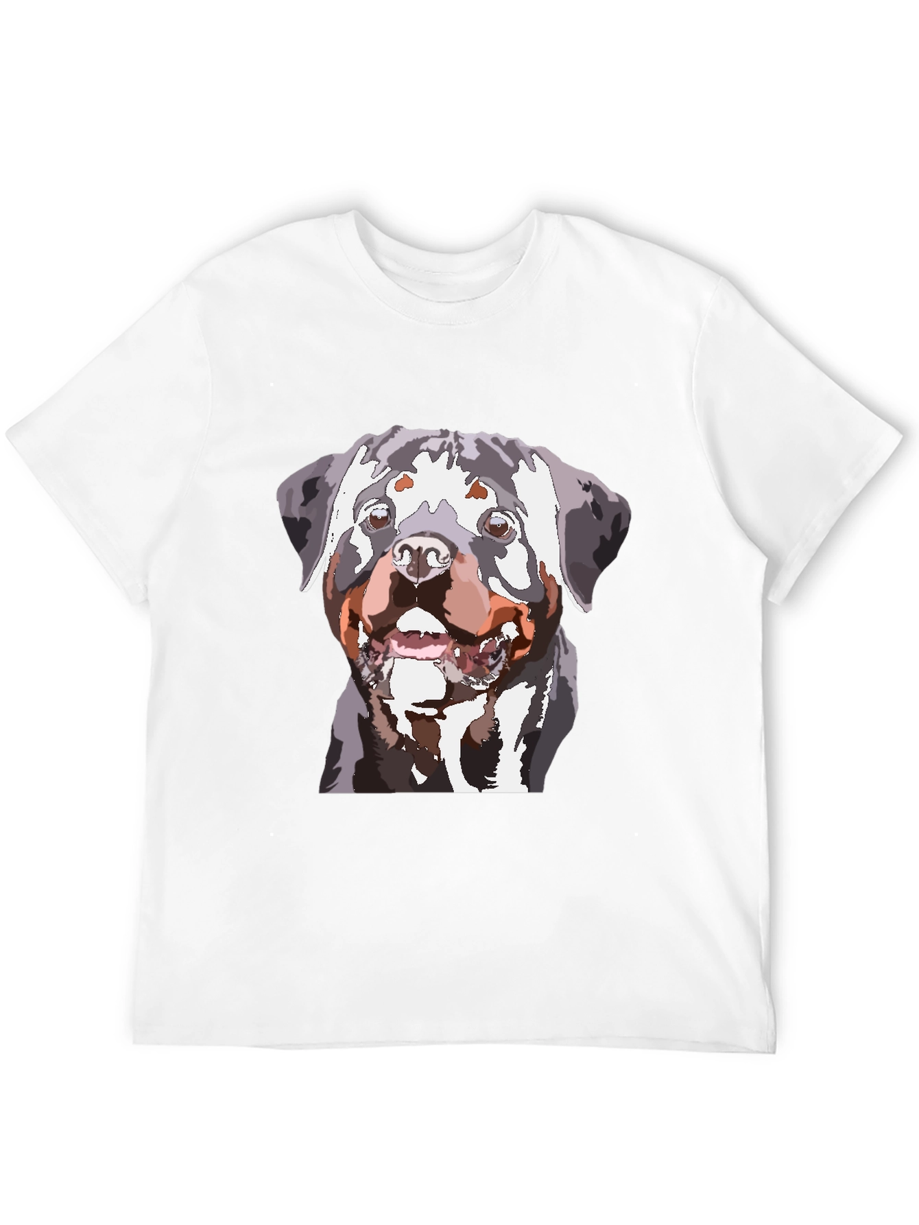Rottweiler Graphic Black T-Shirt