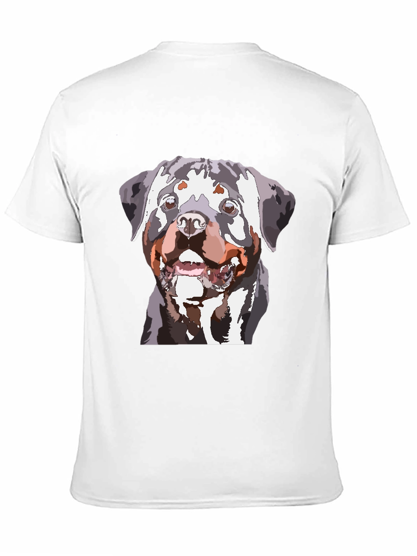 Rottweiler Graphic Black T-Shirt