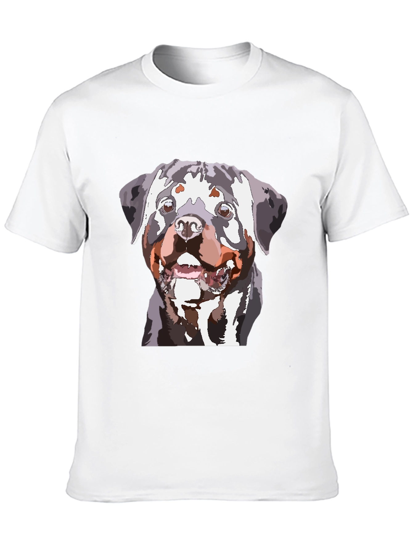 Rottweiler Graphic Black T-Shirt