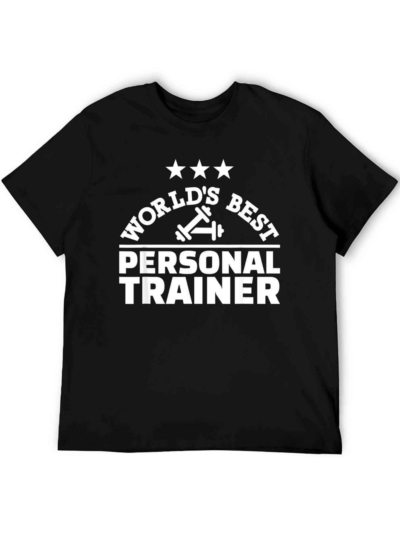 Worlds Best Personal Trainer T-Shirt - Black