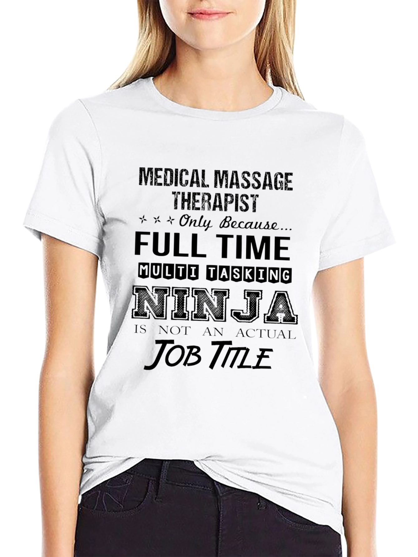 Medical Massage Therapist Ninja T-Shirt