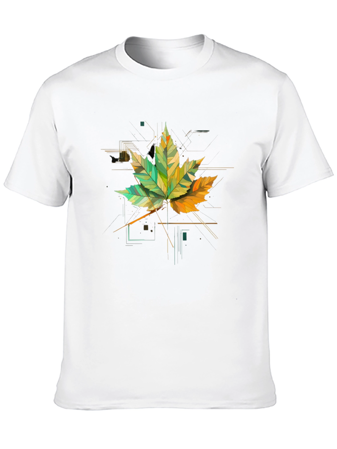 Maple Leaf Graphic T-Shirt - Modern Fall Style