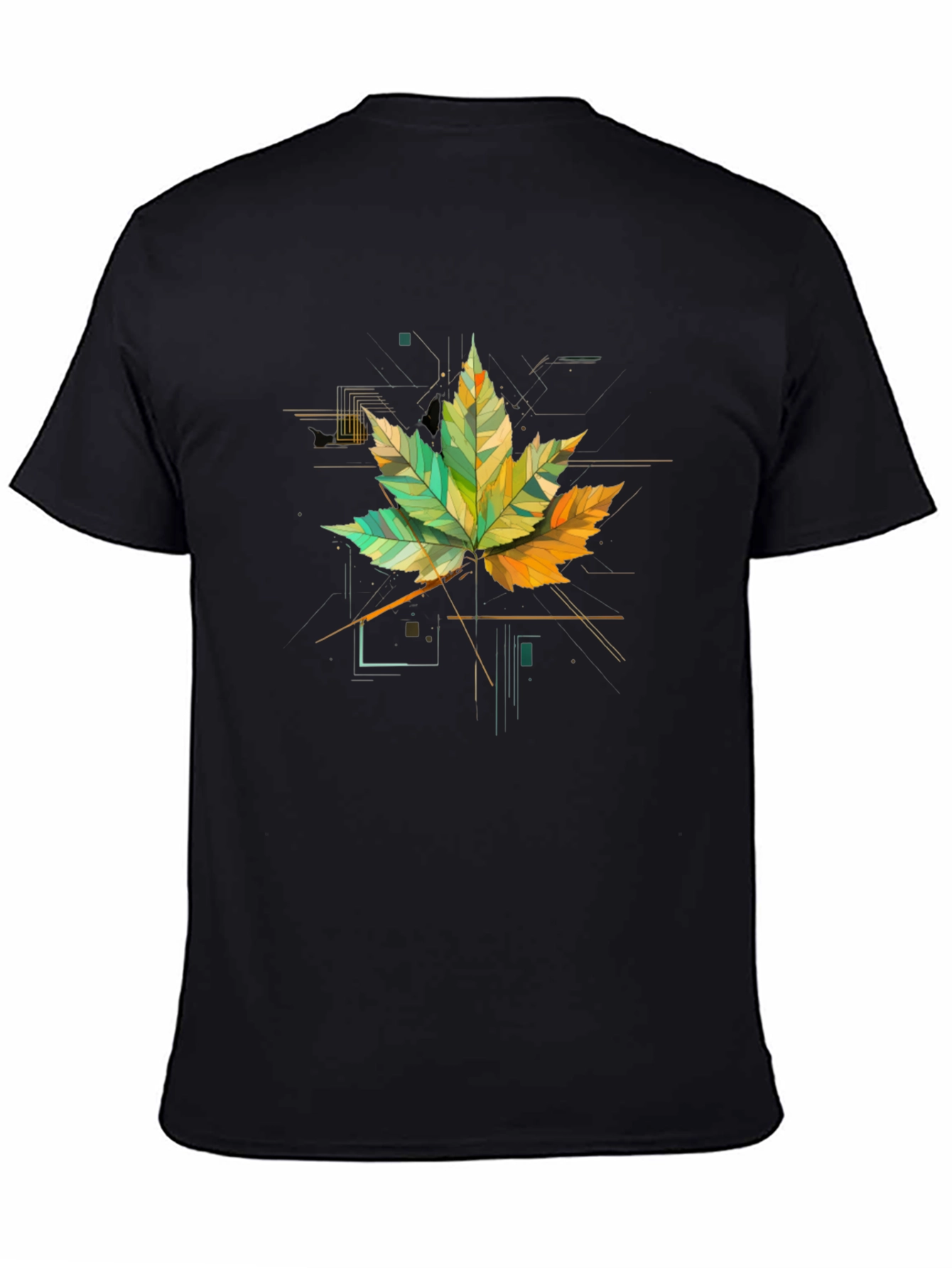 Maple Leaf Graphic T-Shirt - Modern Fall Style