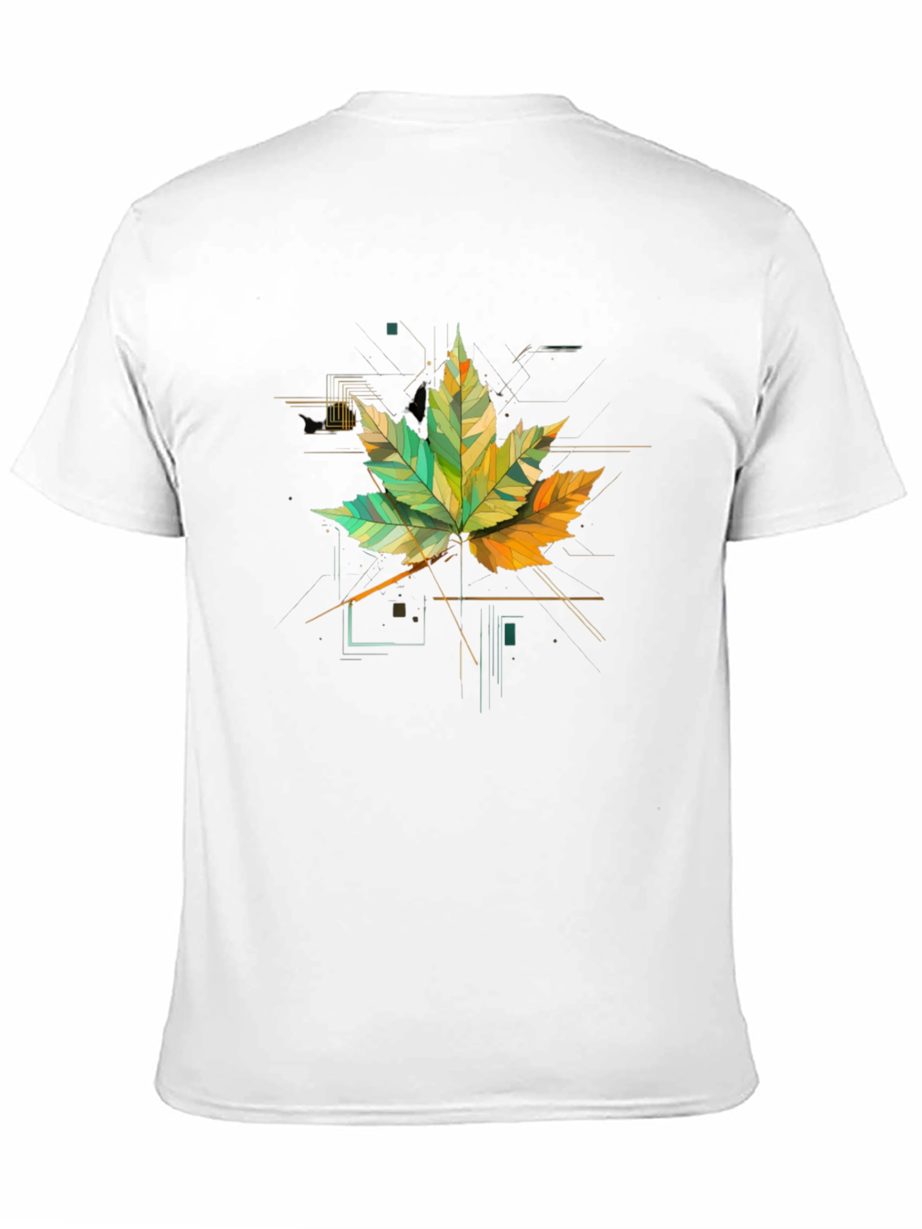 Maple Leaf Graphic T-Shirt - Modern Fall Style