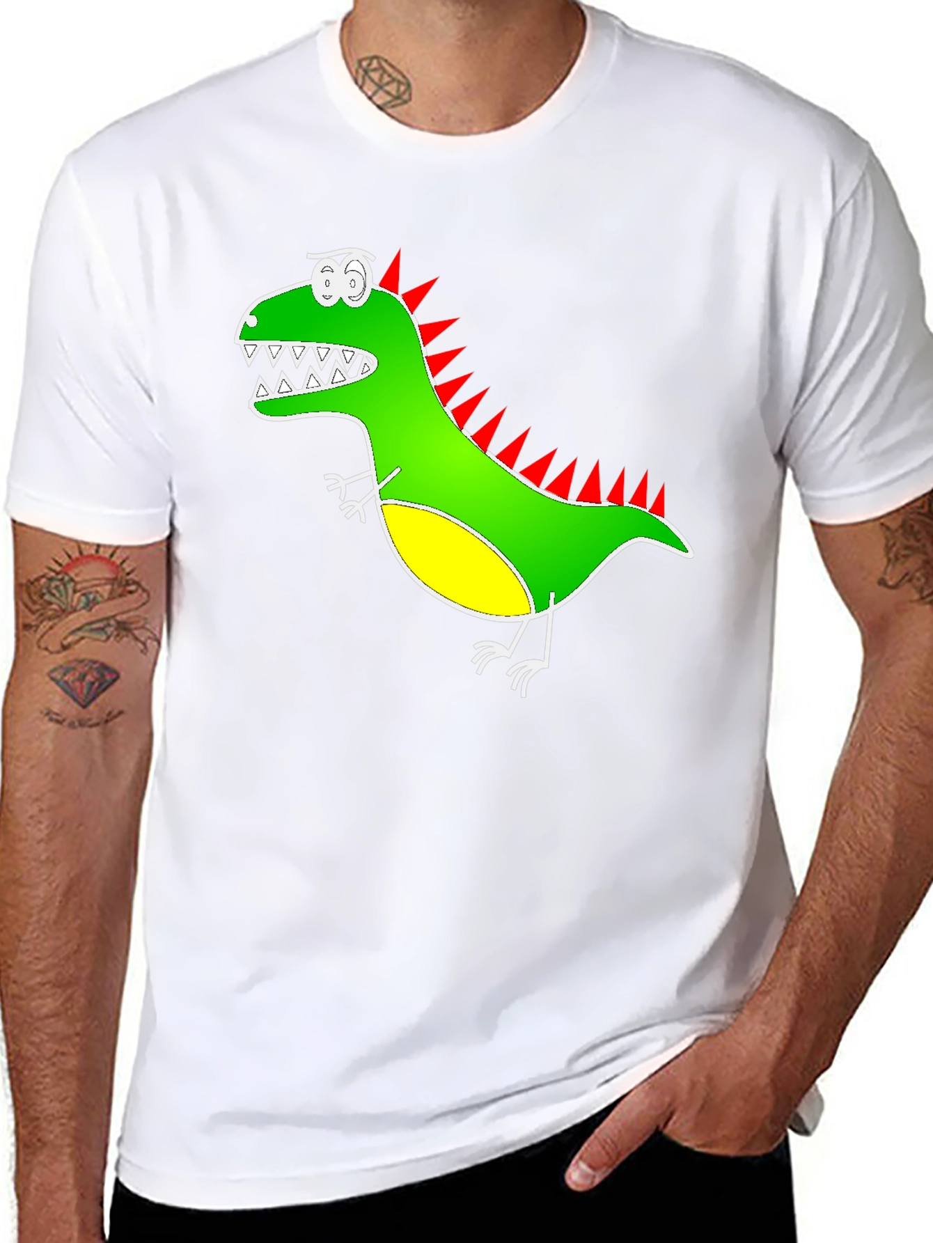 Dino Graphic Tee - Quirky & Fun Design