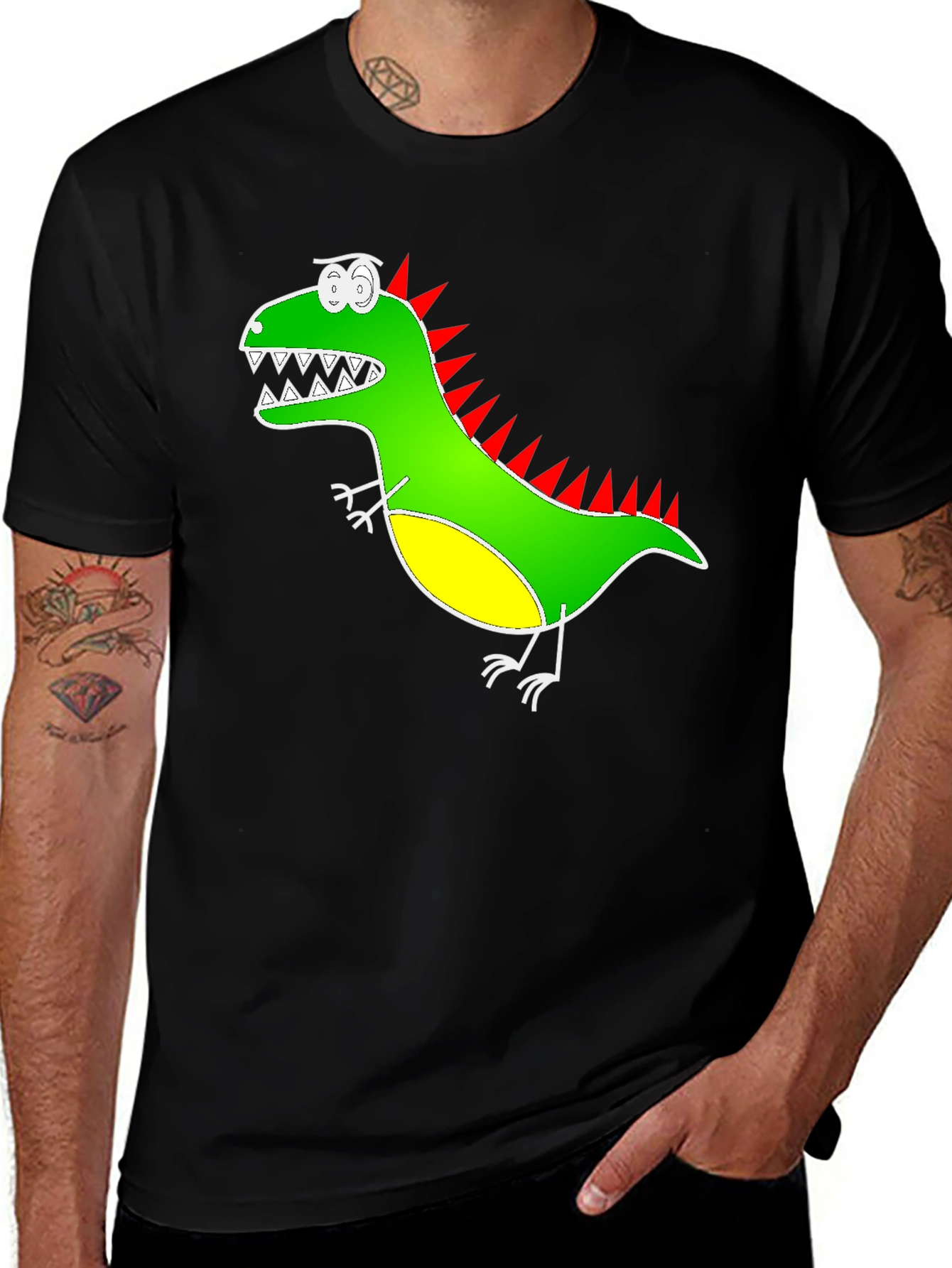 Dino Graphic Tee - Quirky & Fun Design