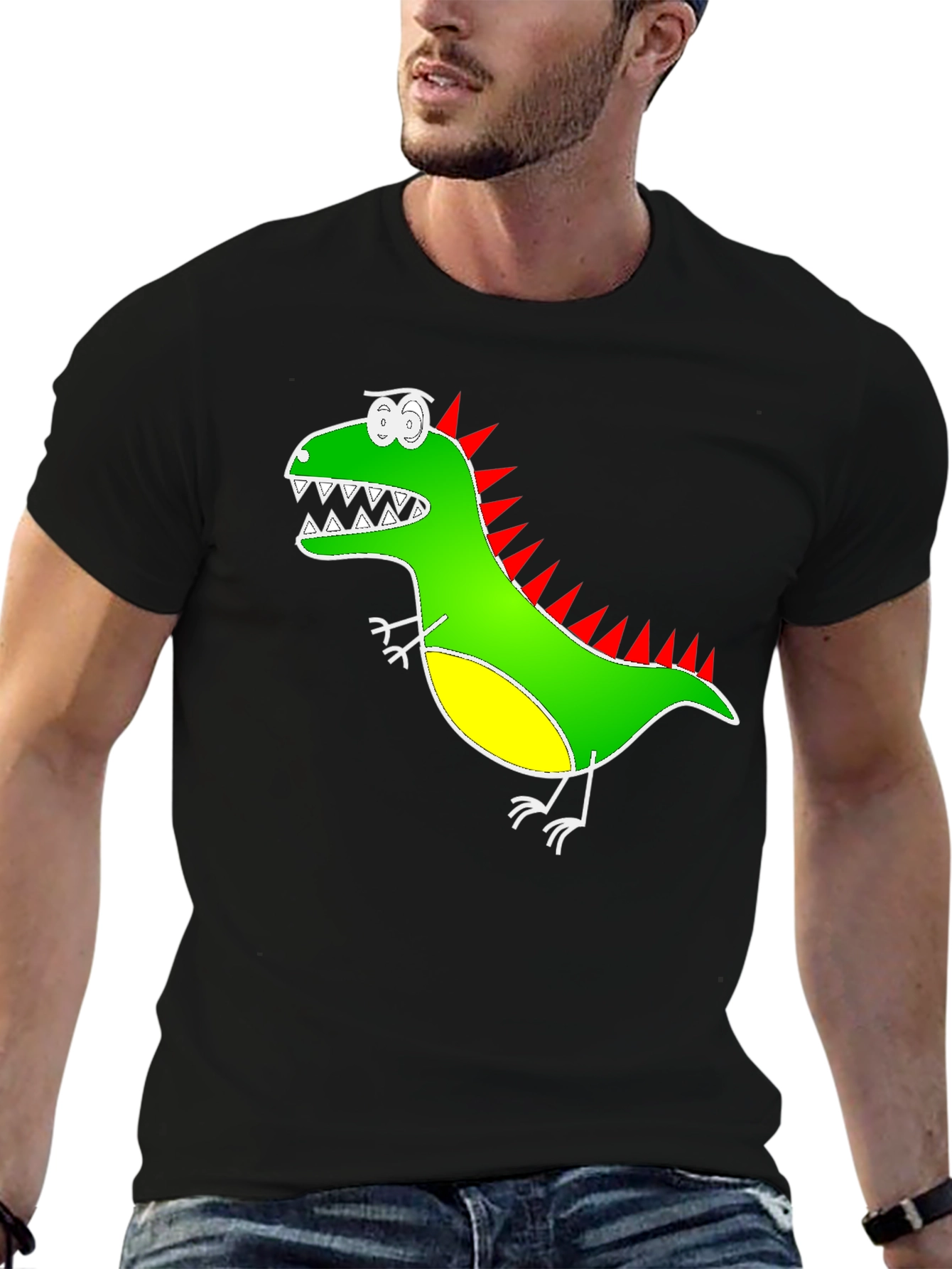 Dino Graphic Tee - Quirky & Fun Design