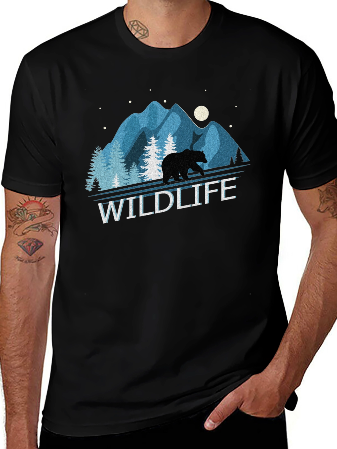 Wildlife Bear Mountain T-Shirt