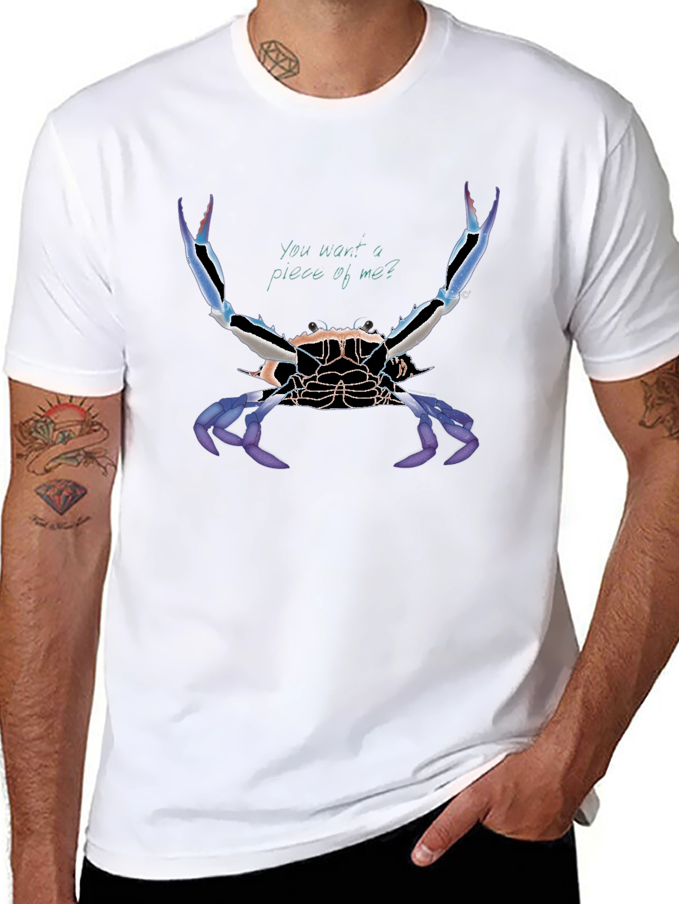 Crabby Tee: You want a piece of me?