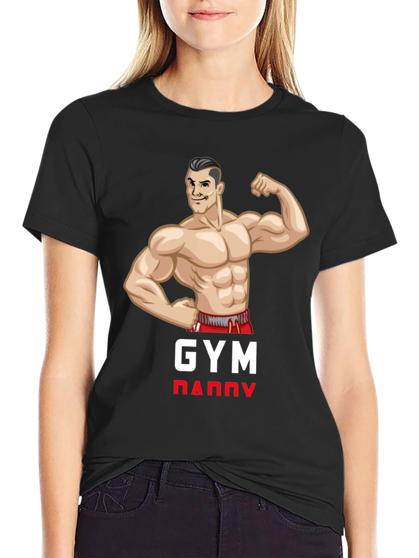 Gym Daddy Black T-Shirt - Fitness Apparel