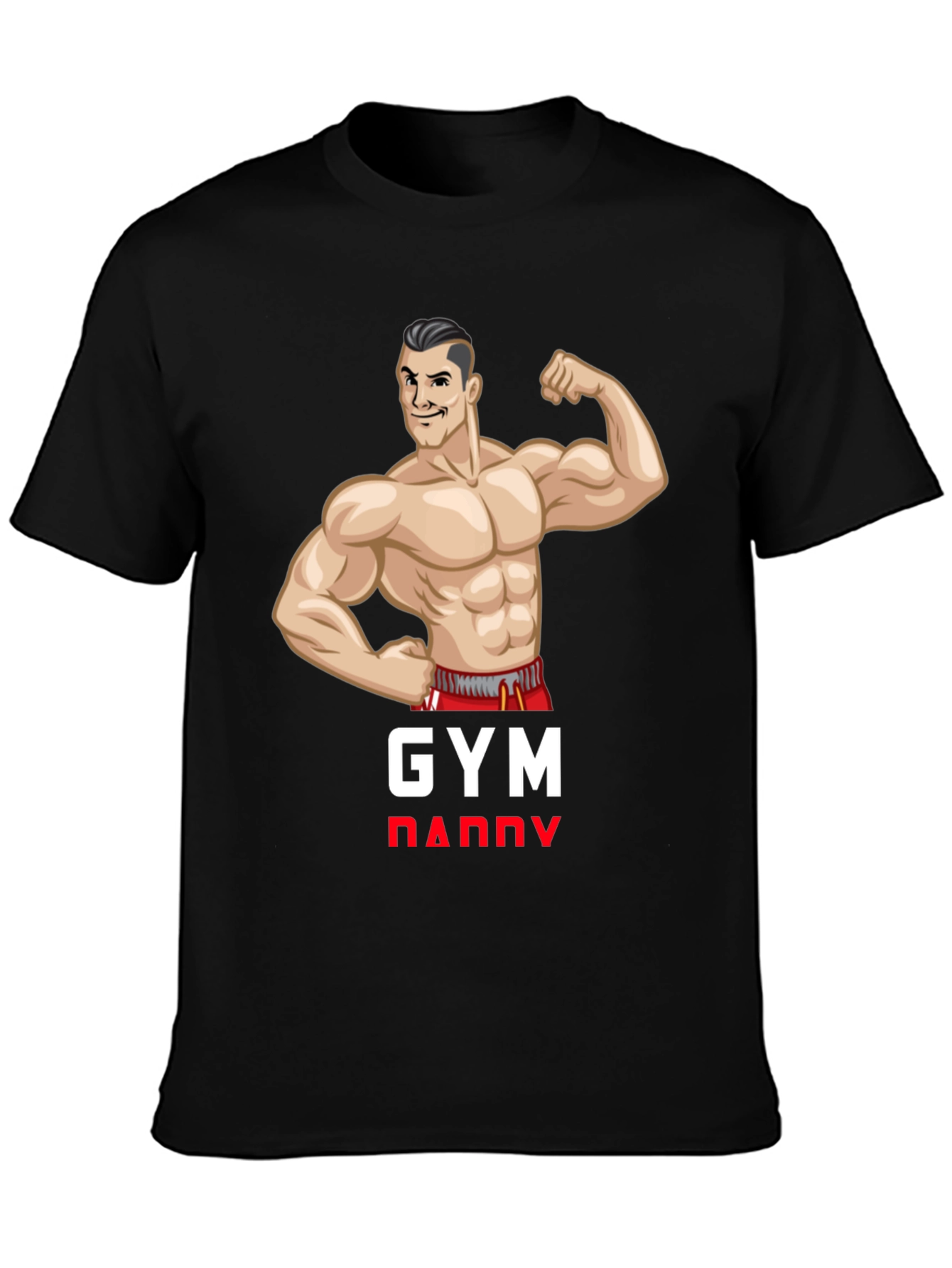 Gym Daddy Black T-Shirt - Fitness Apparel
