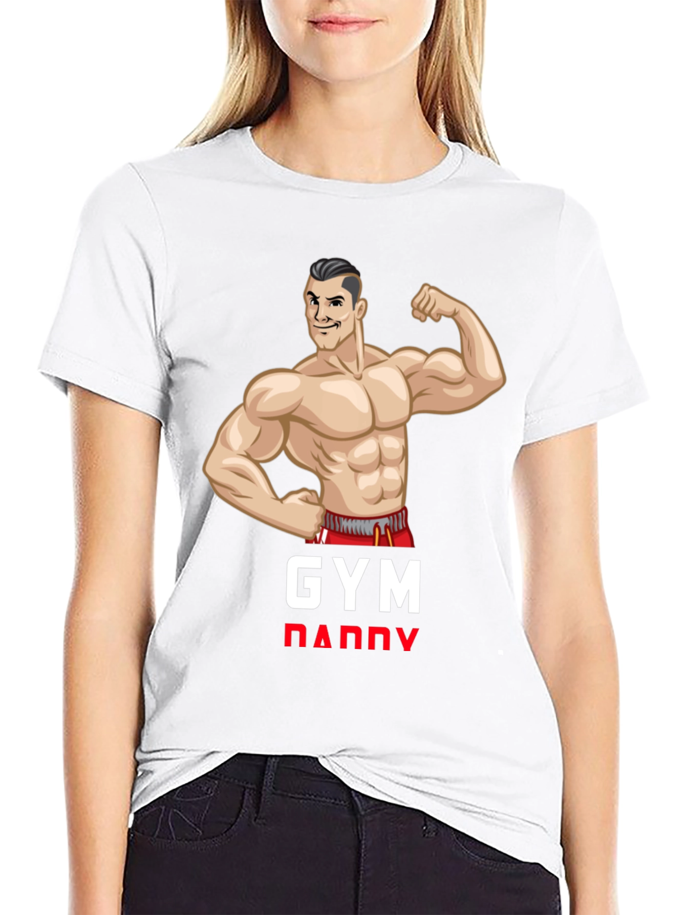 Gym Daddy Black T-Shirt - Fitness Apparel