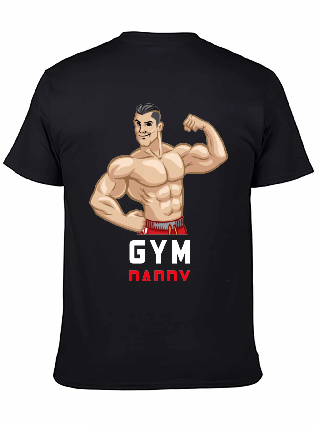 Gym Daddy Black T-Shirt - Fitness Apparel