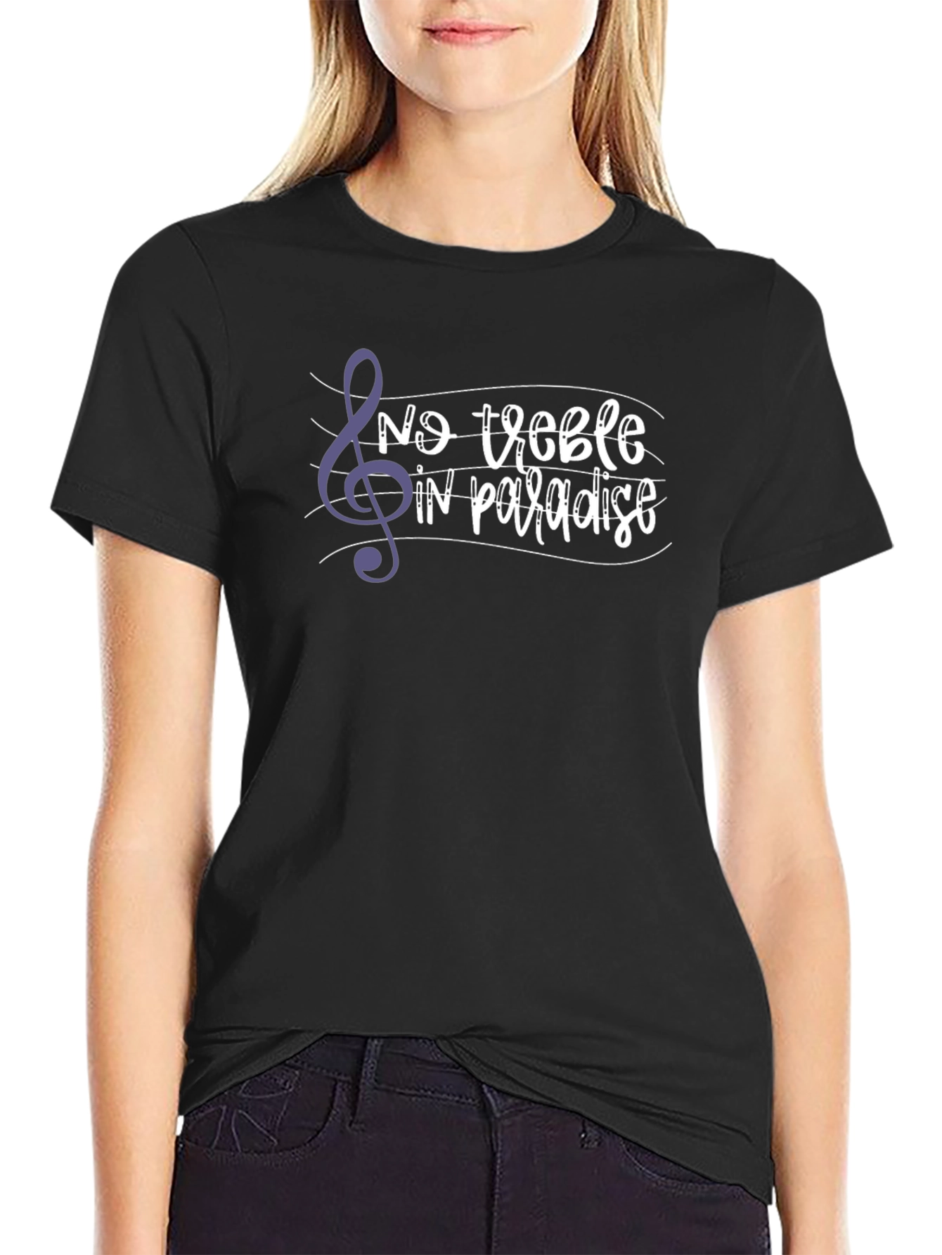 No Treble in Paradise Graphic Tee