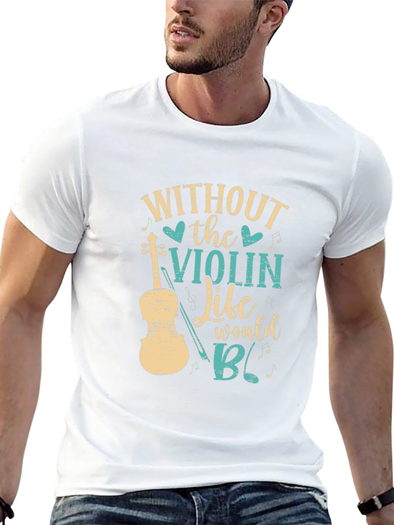 Without the Violin T-Shirt Music Lover Tee