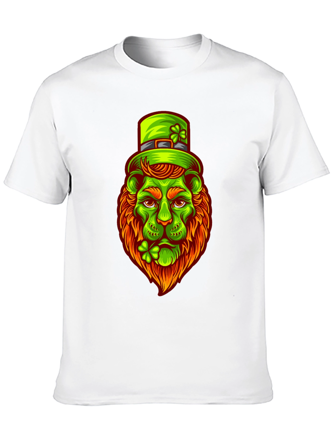 Leprechaun Lion Graphic T-Shirt