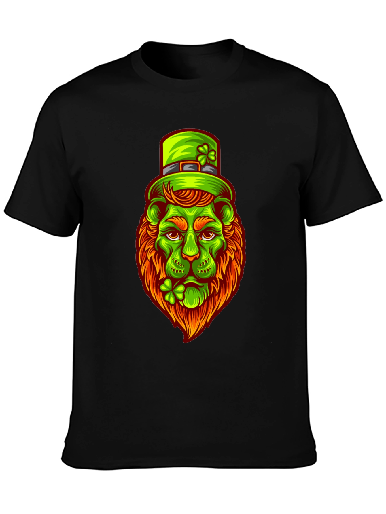 Leprechaun Lion Graphic T-Shirt