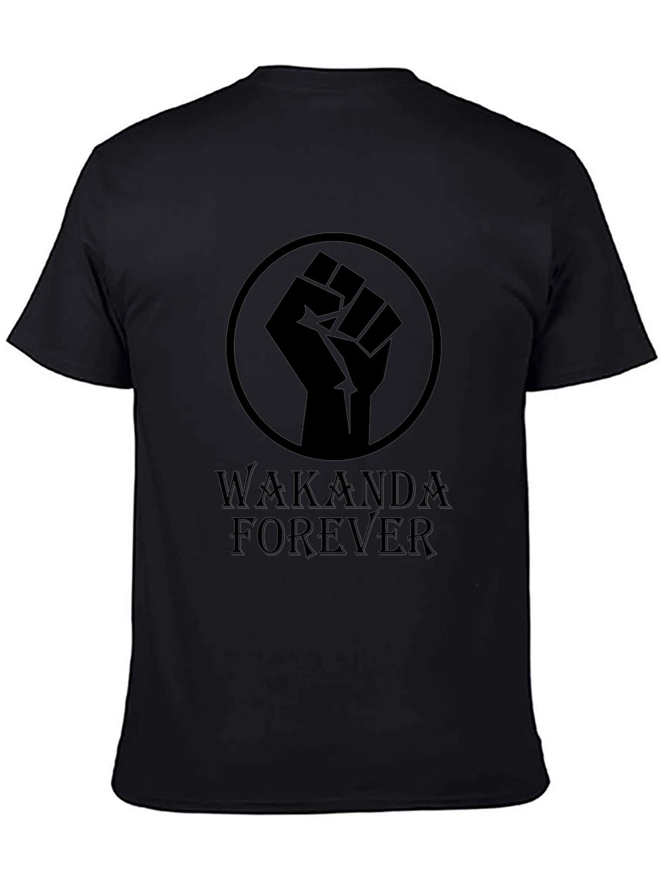 Wakanda Forever Black T-Shirt