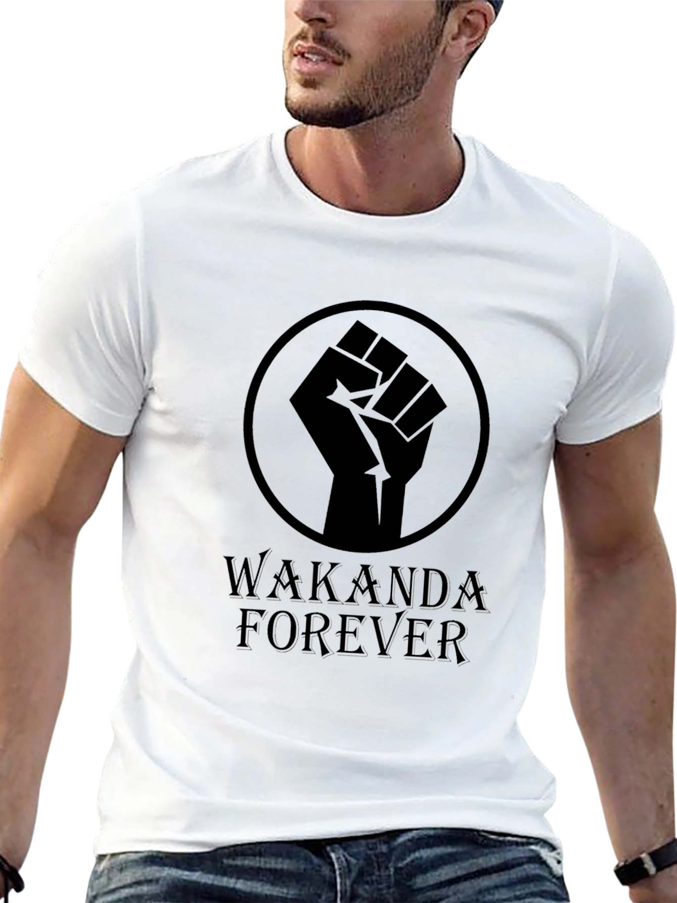 Wakanda Forever Black T-Shirt