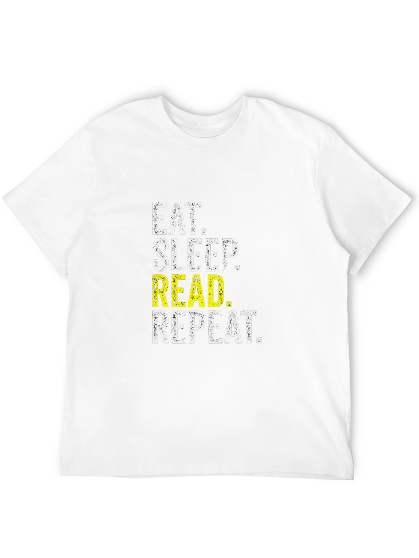 Eat Sleep Read Repeat Black T-Shirt
