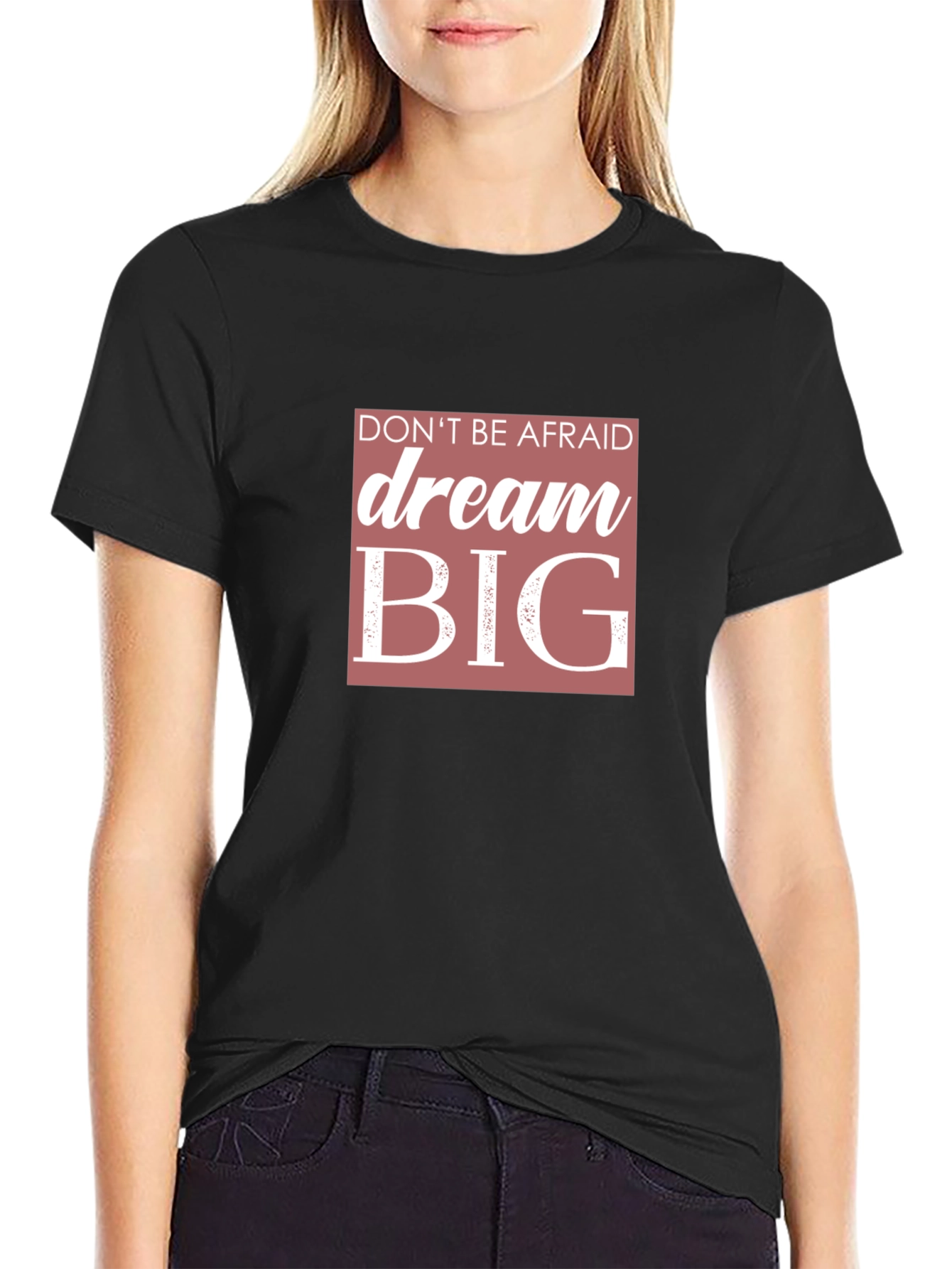 Dream Big Graphic Tee - Inspirational Design