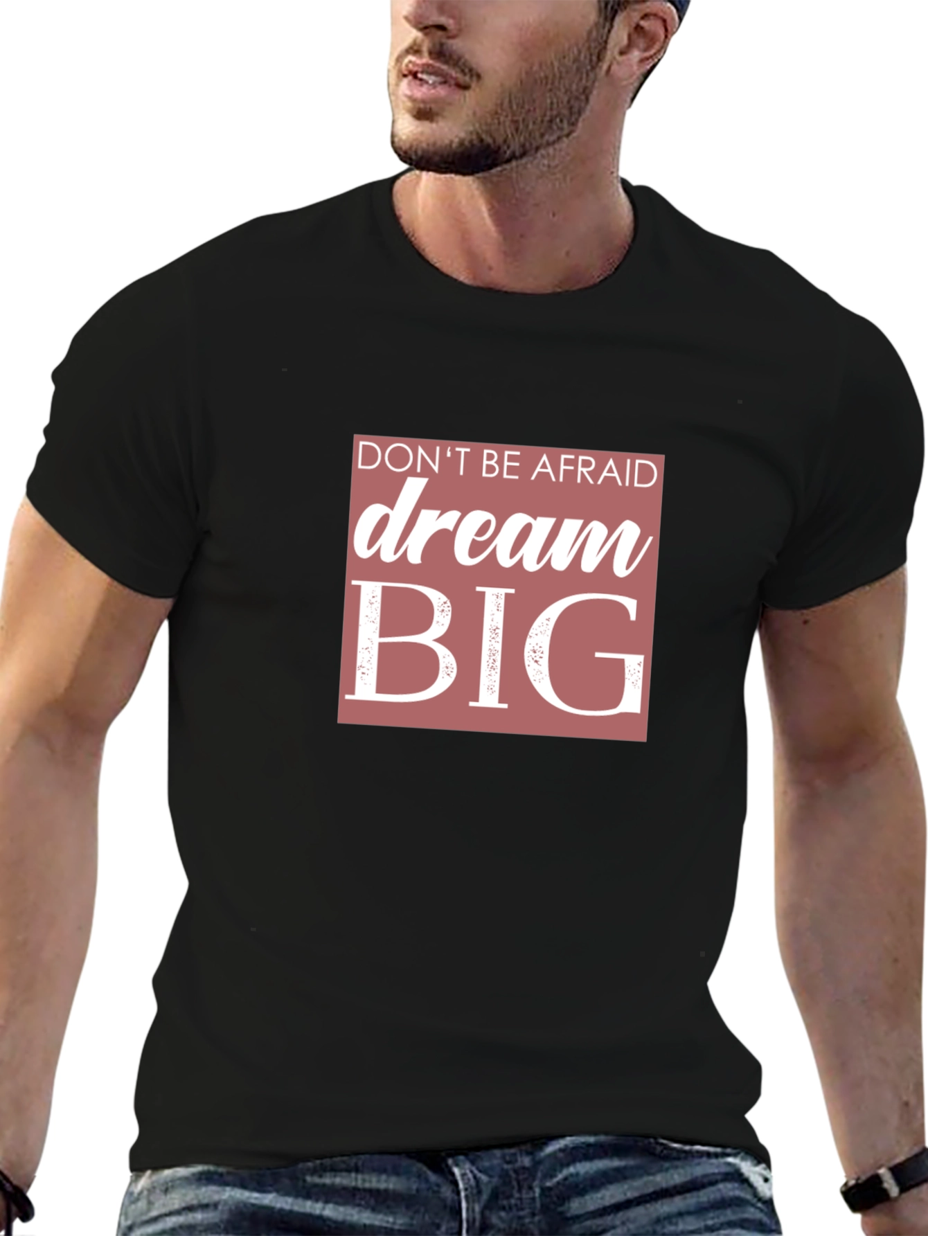 Dream Big Graphic Tee - Inspirational Design
