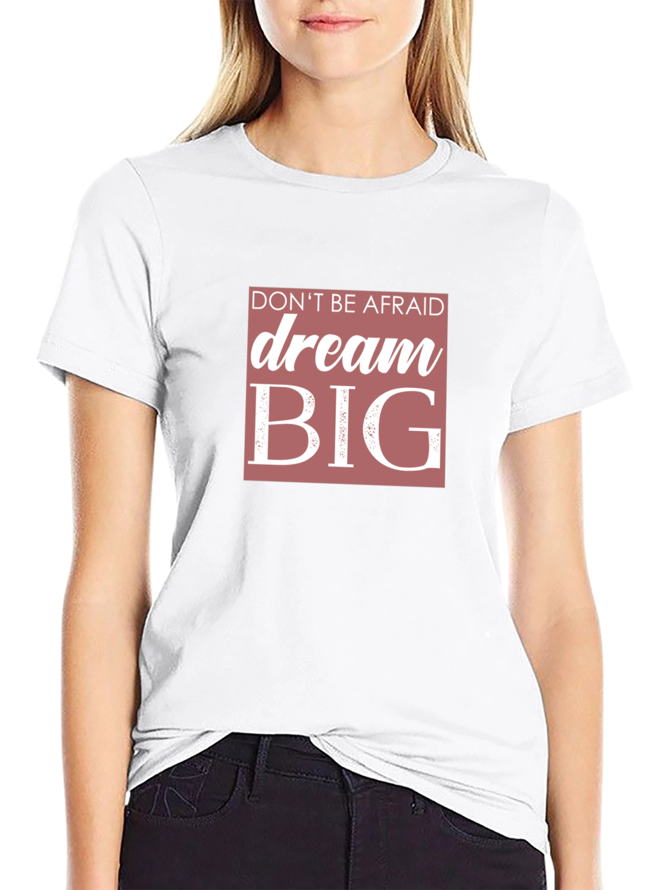 Dream Big Graphic Tee - Inspirational Design