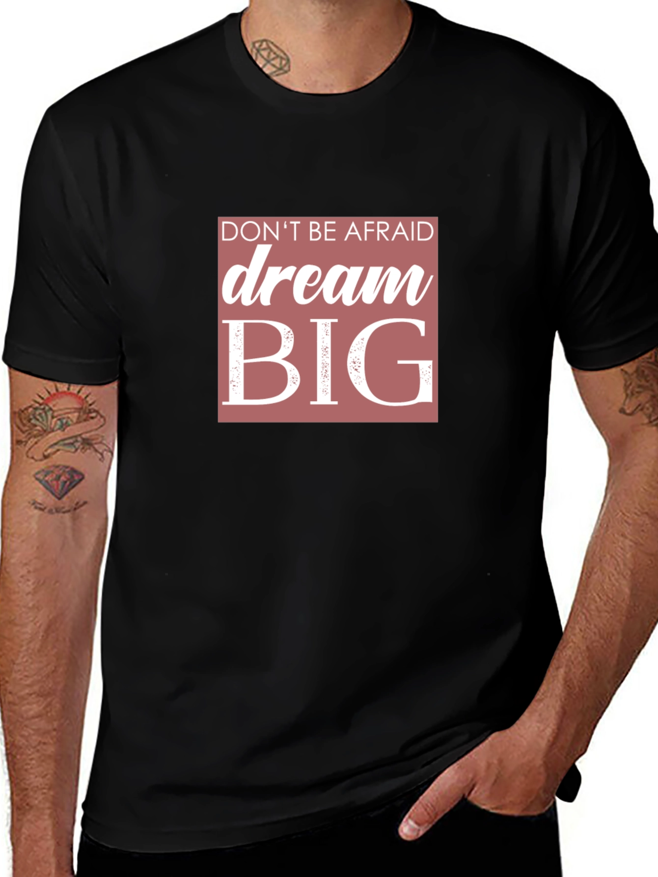 Dream Big Graphic Tee - Inspirational Design