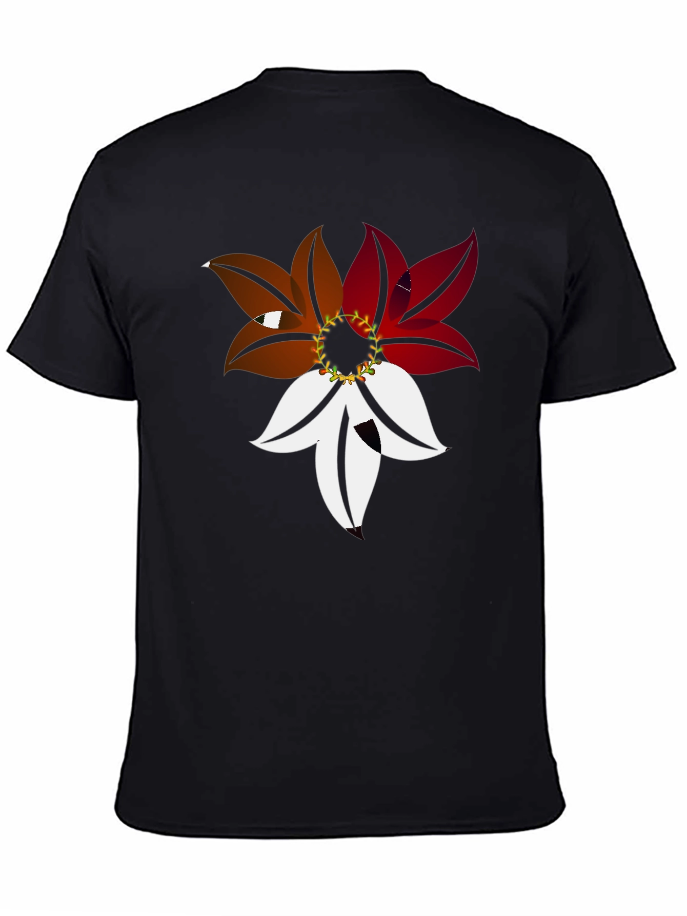 Floral Graphic Tee - Unique Design