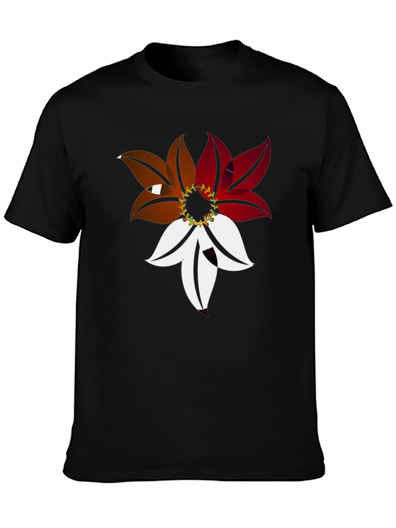 Floral Graphic Tee - Unique Design