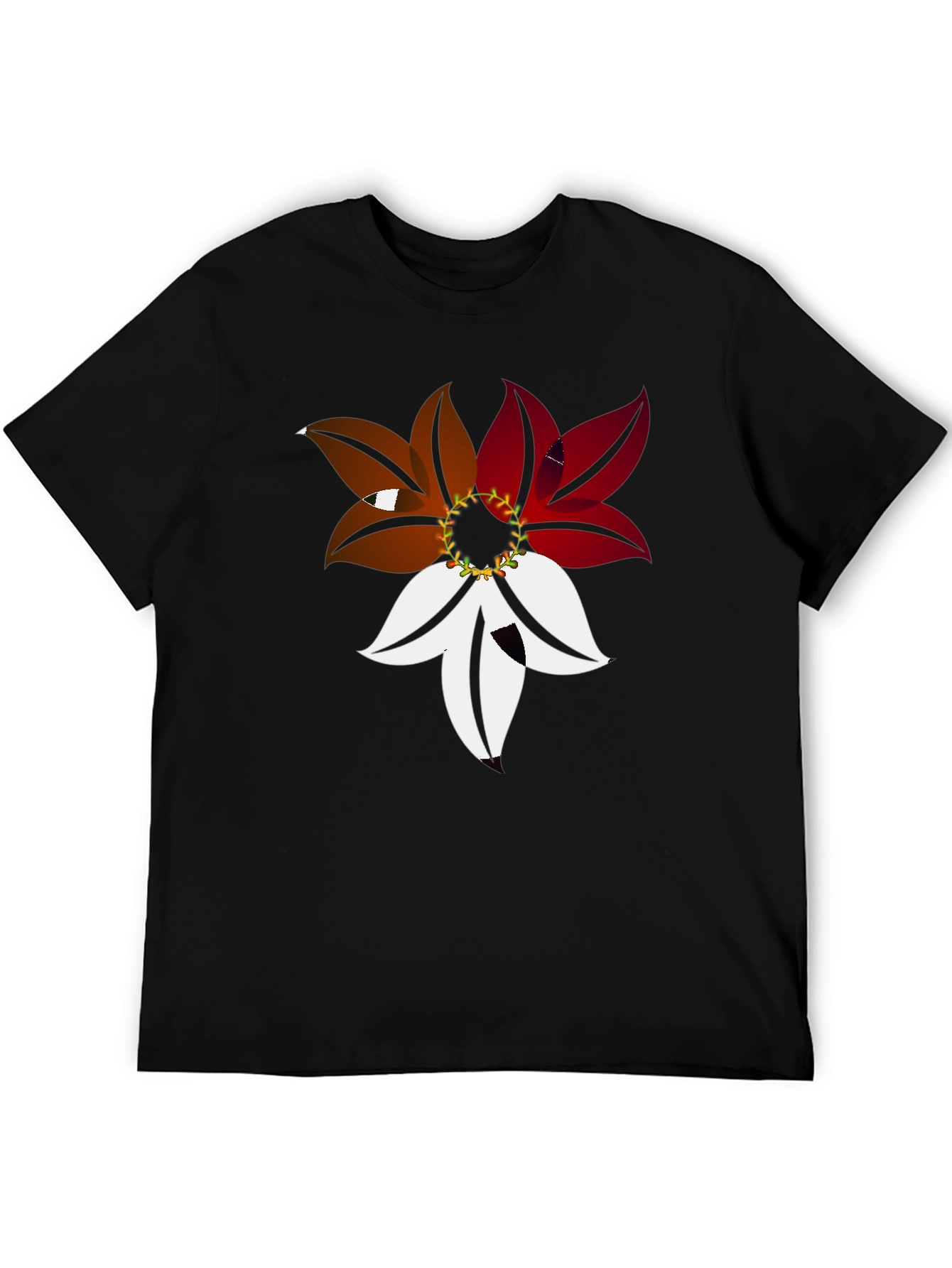 Floral Graphic Tee - Unique Design