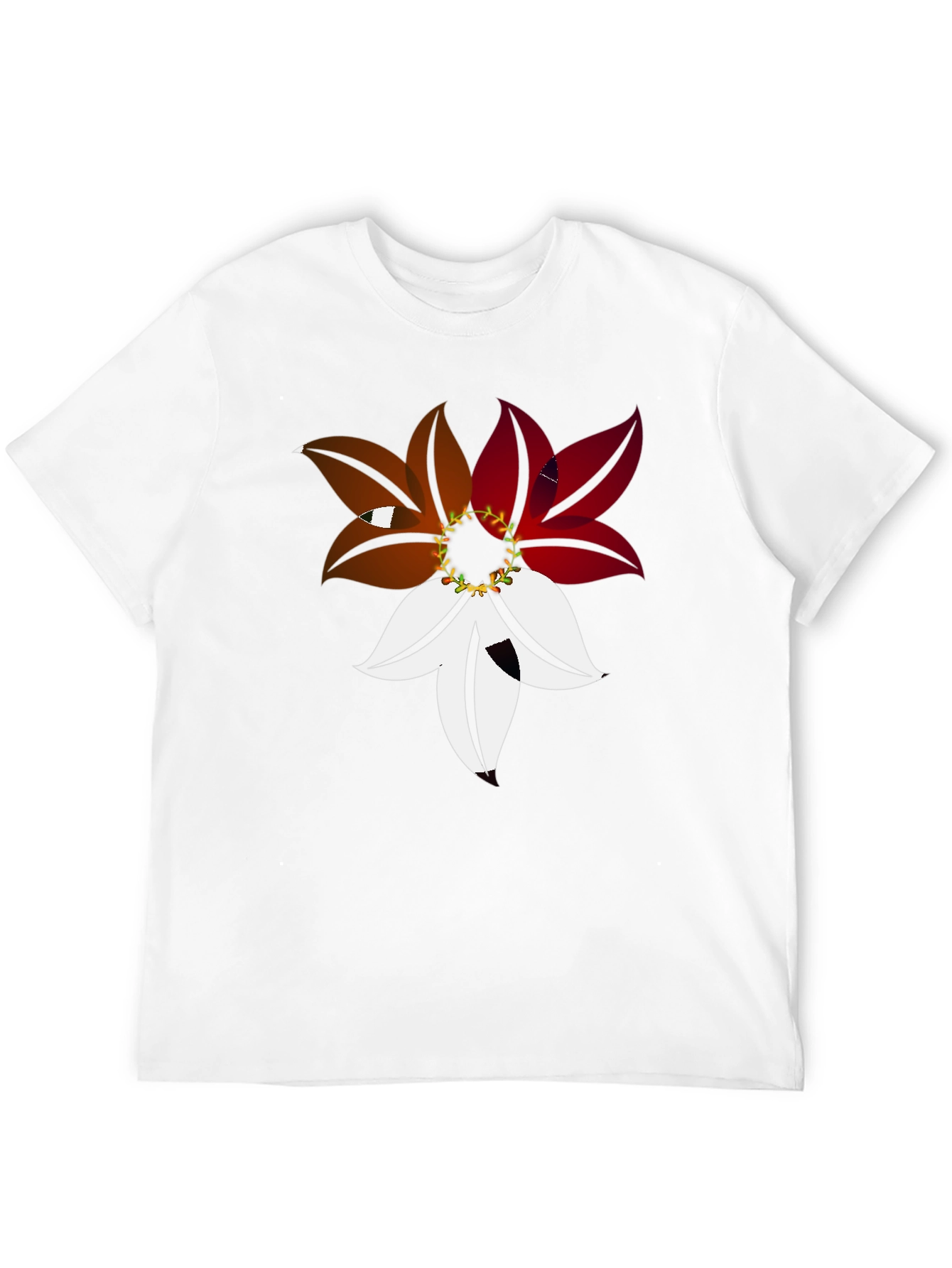 Floral Graphic Tee - Unique Design