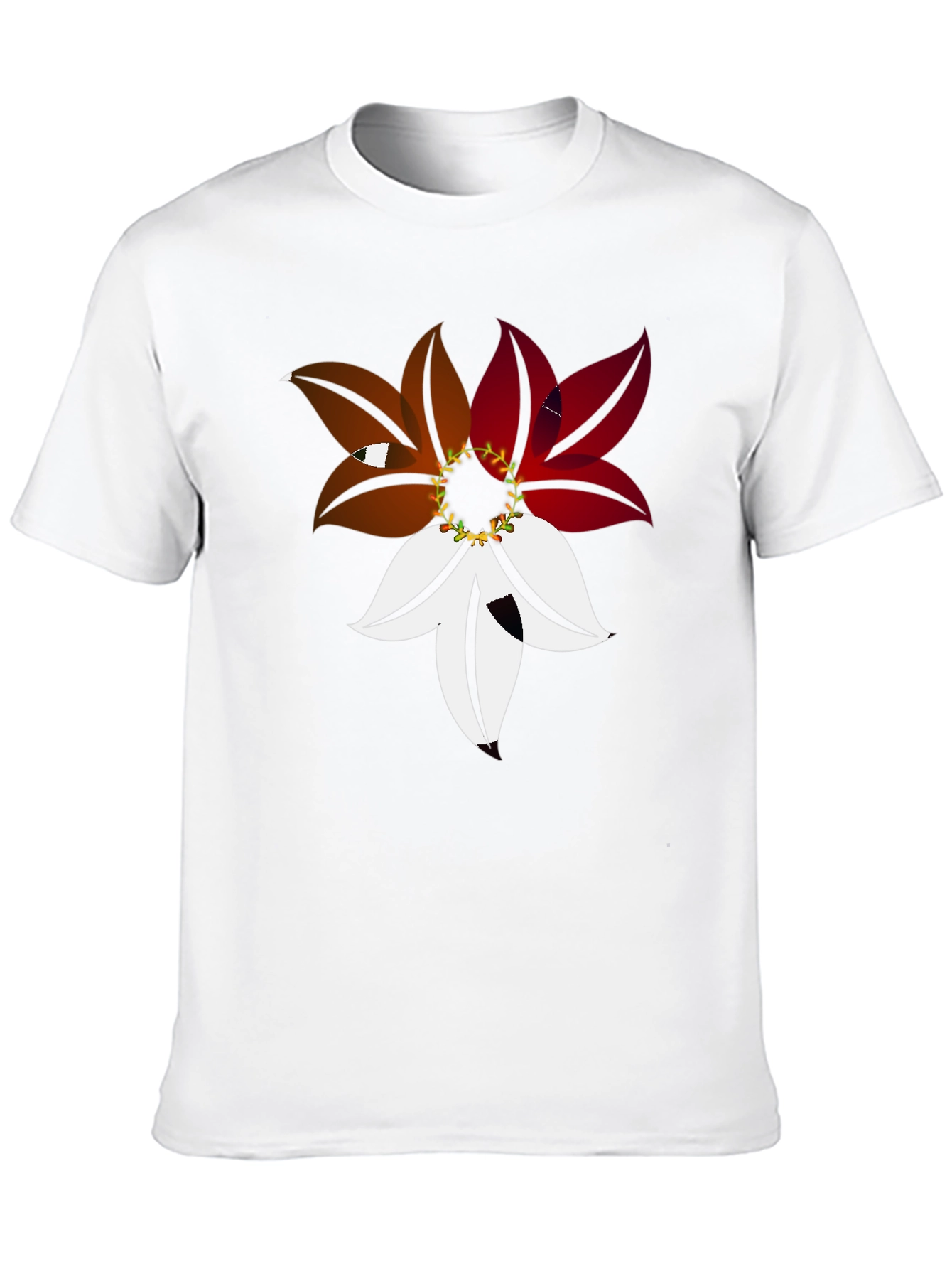 Floral Graphic Tee - Unique Design