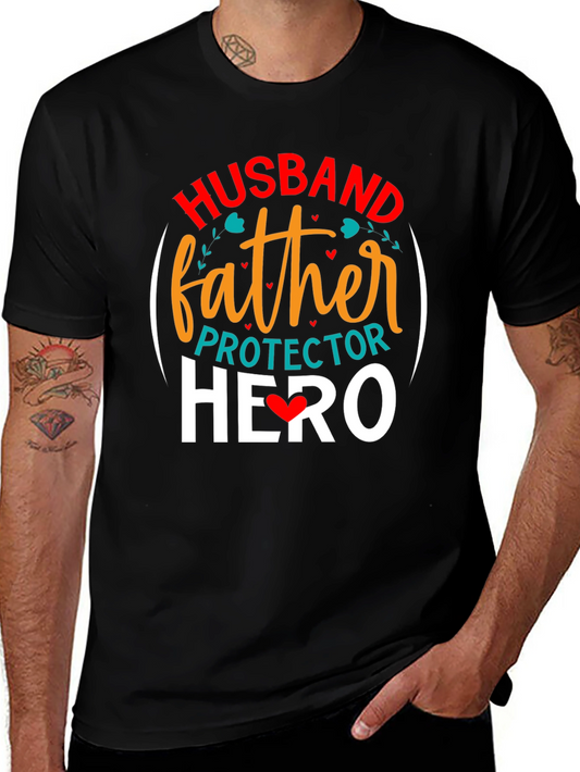 Husband Father Protector Hero T-Shirt