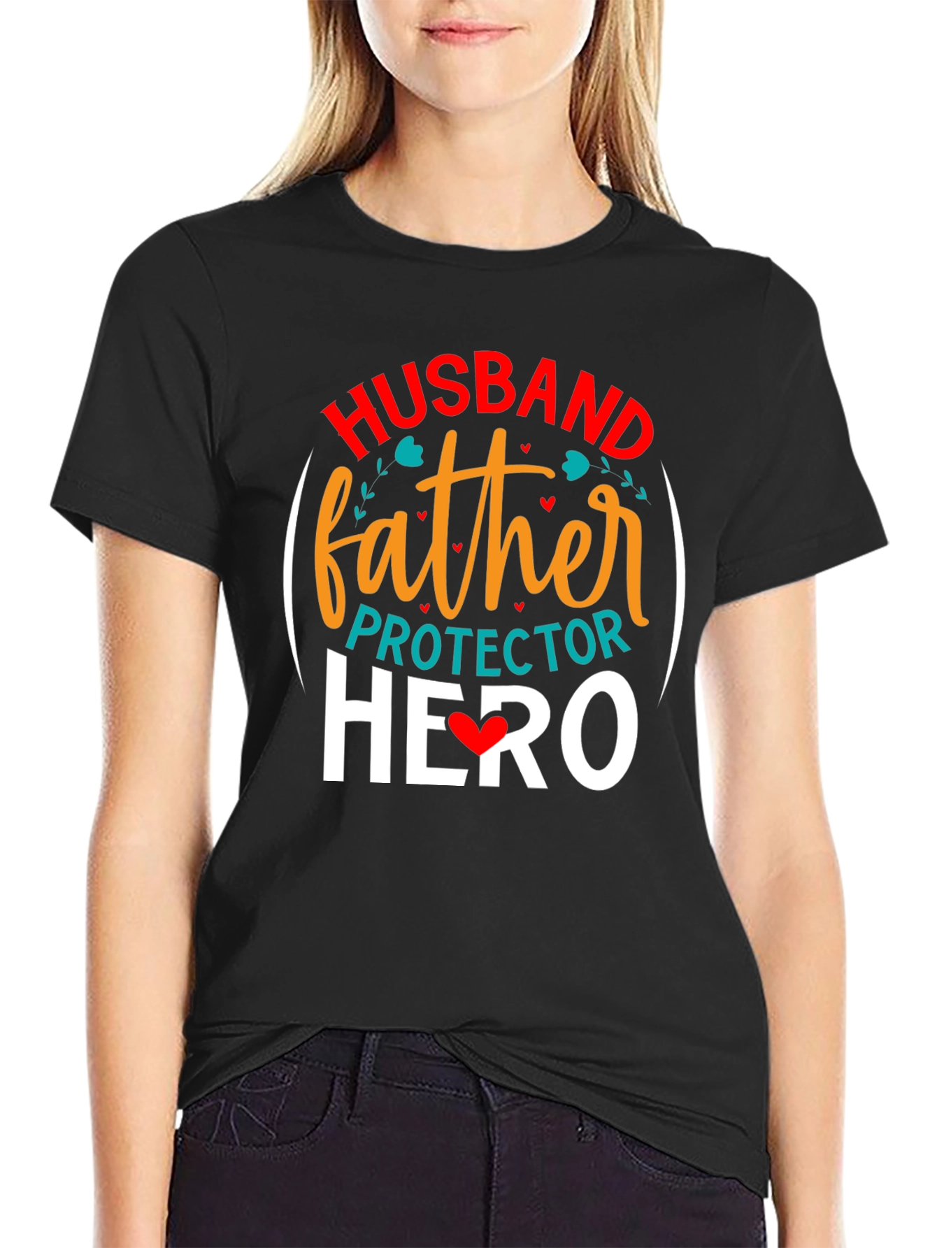 Husband Father Protector Hero T-Shirt